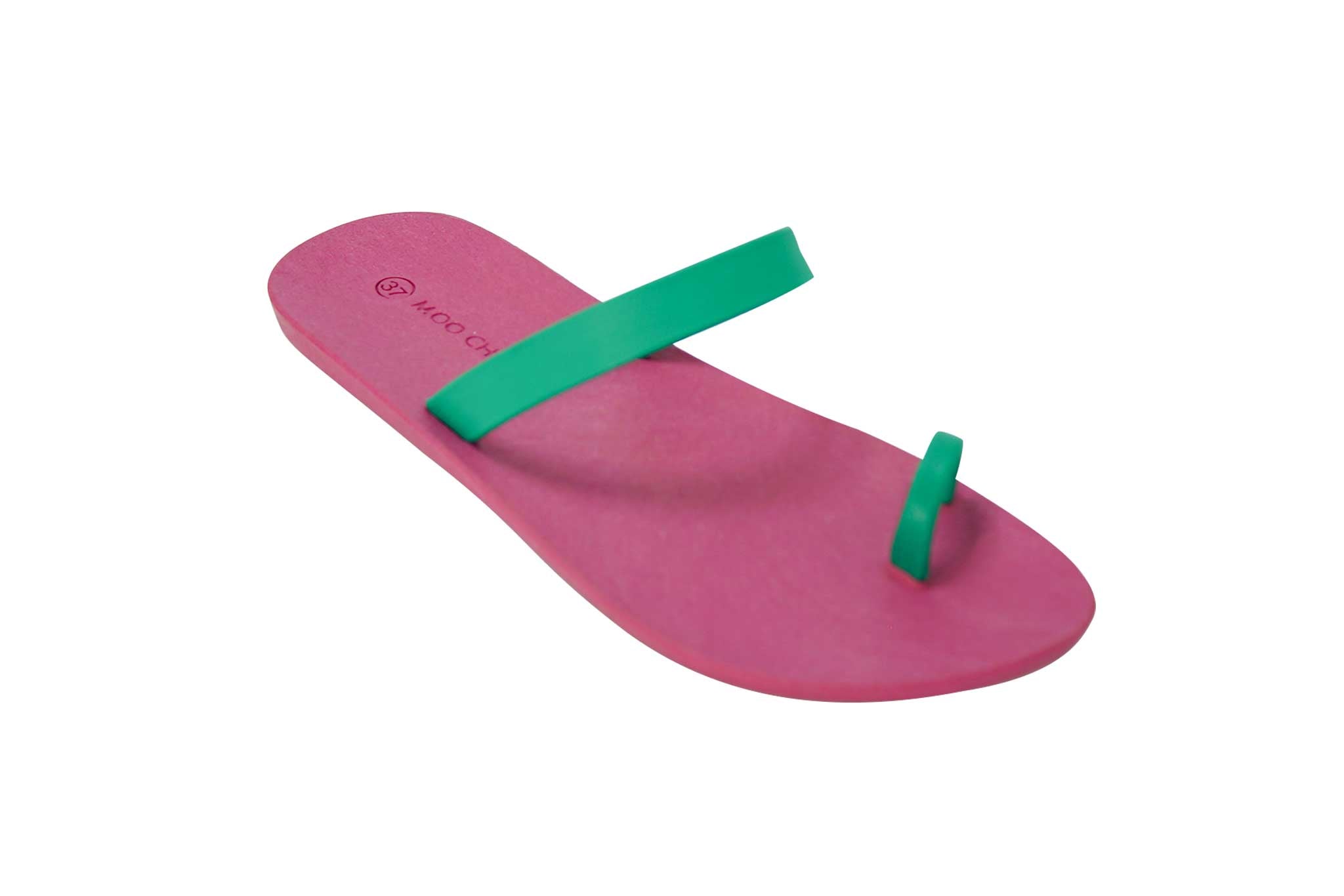 Sweety Pop Pink Sole Green Strap