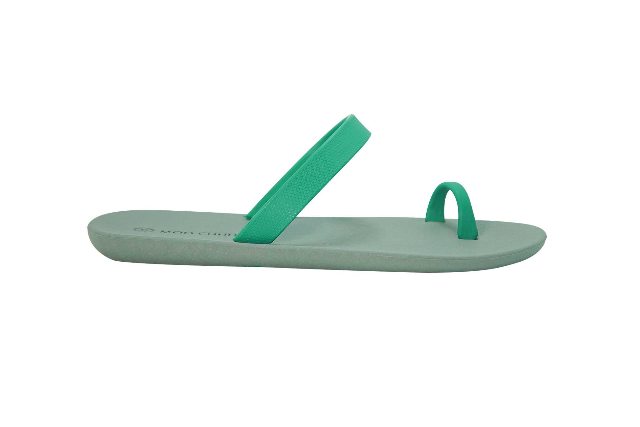 Sweety Pop Grey Sole Green Strap