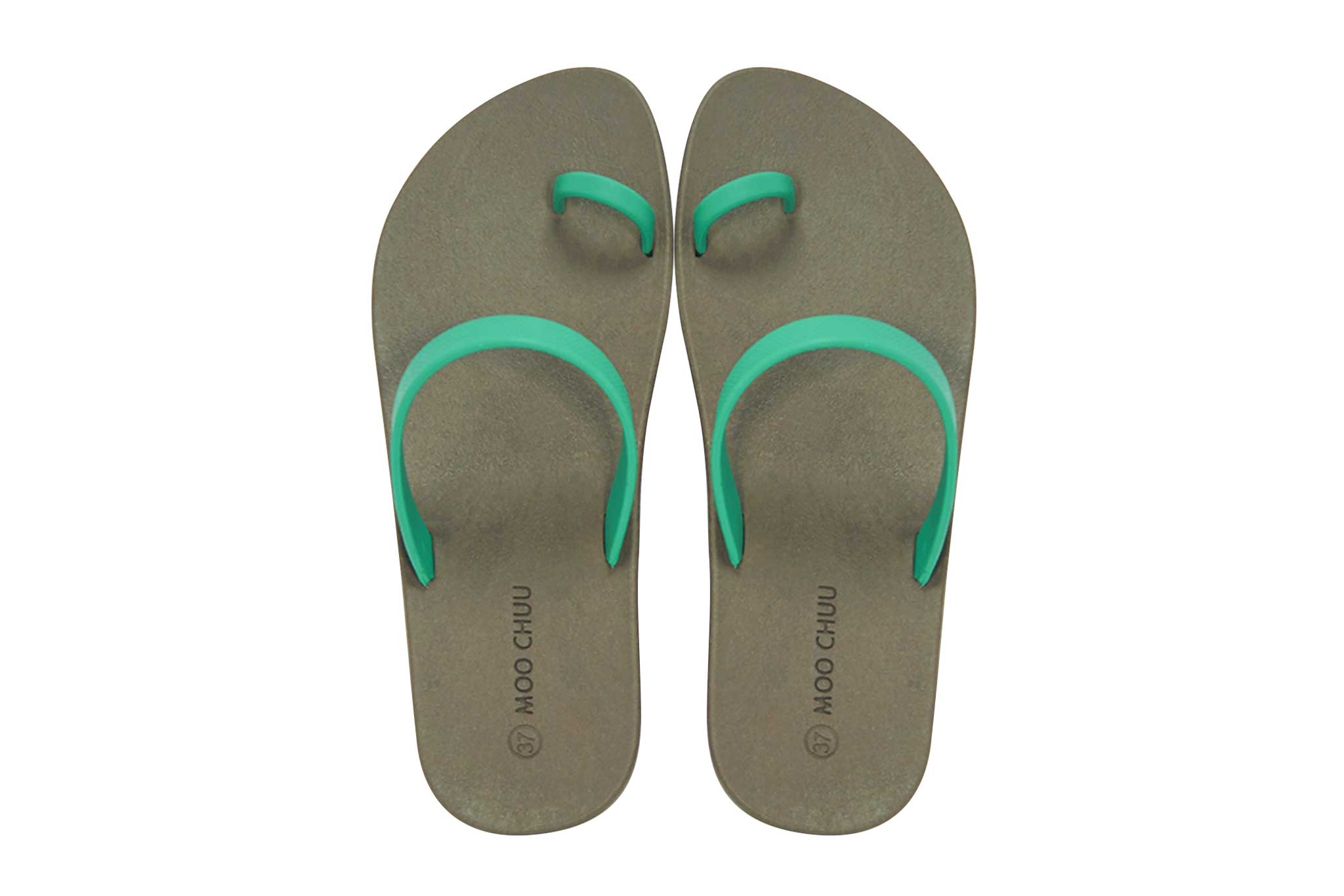 Sweety Pop Brown Sole Green Strap