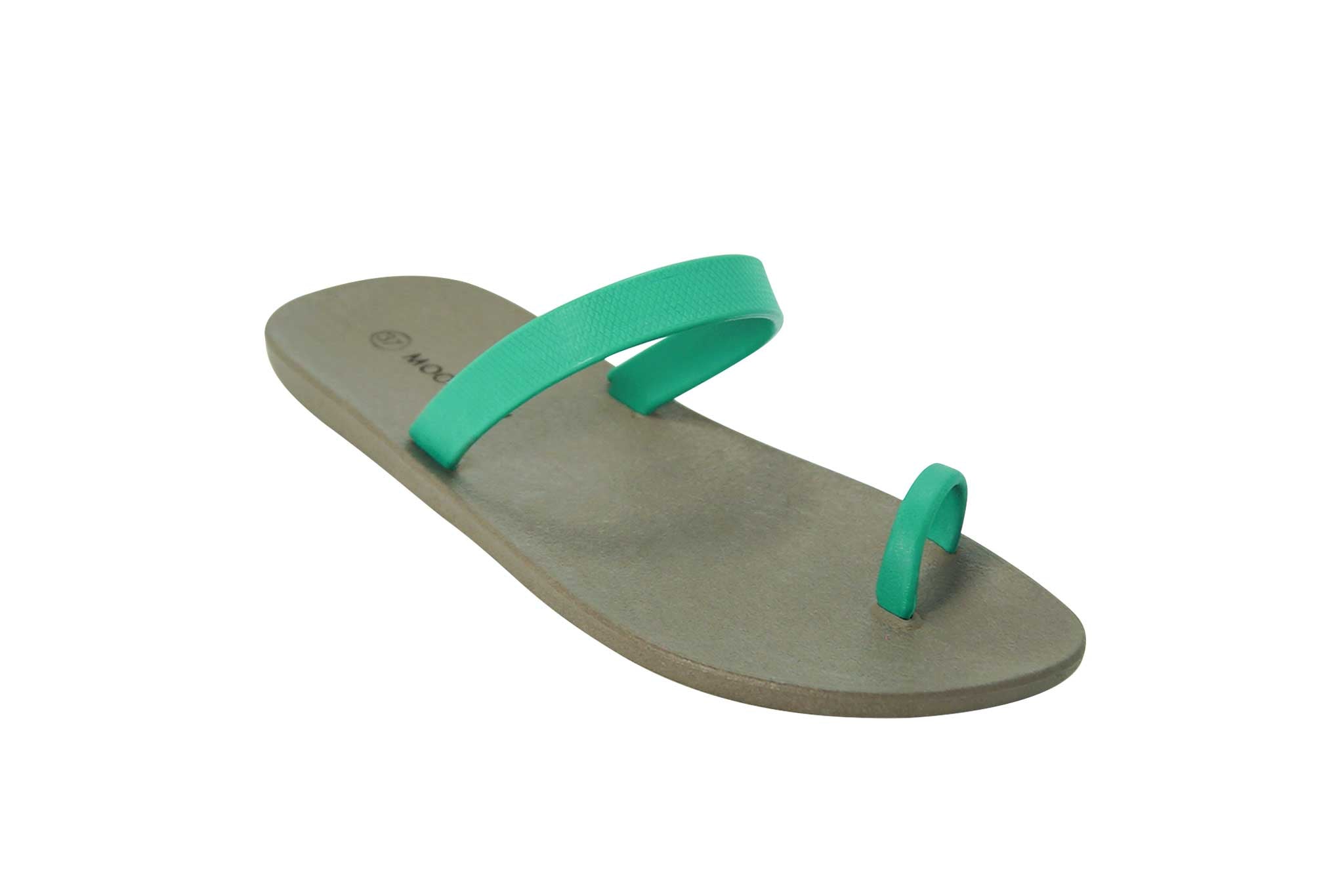 Sweety Pop Brown Sole Green Strap
