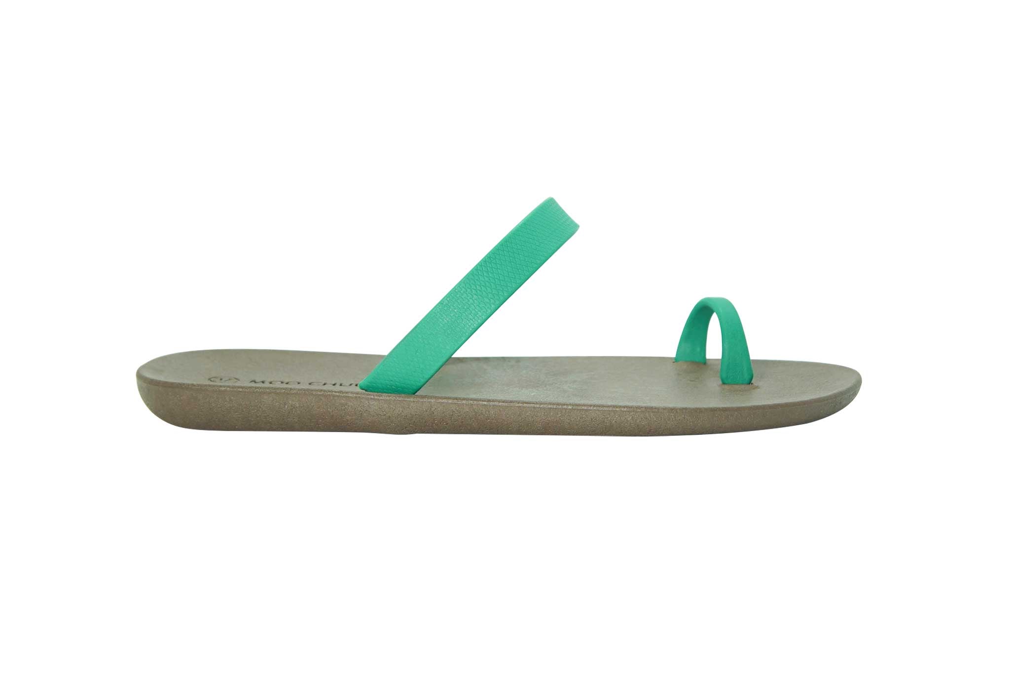 Sweety Pop Brown Sole Green Strap
