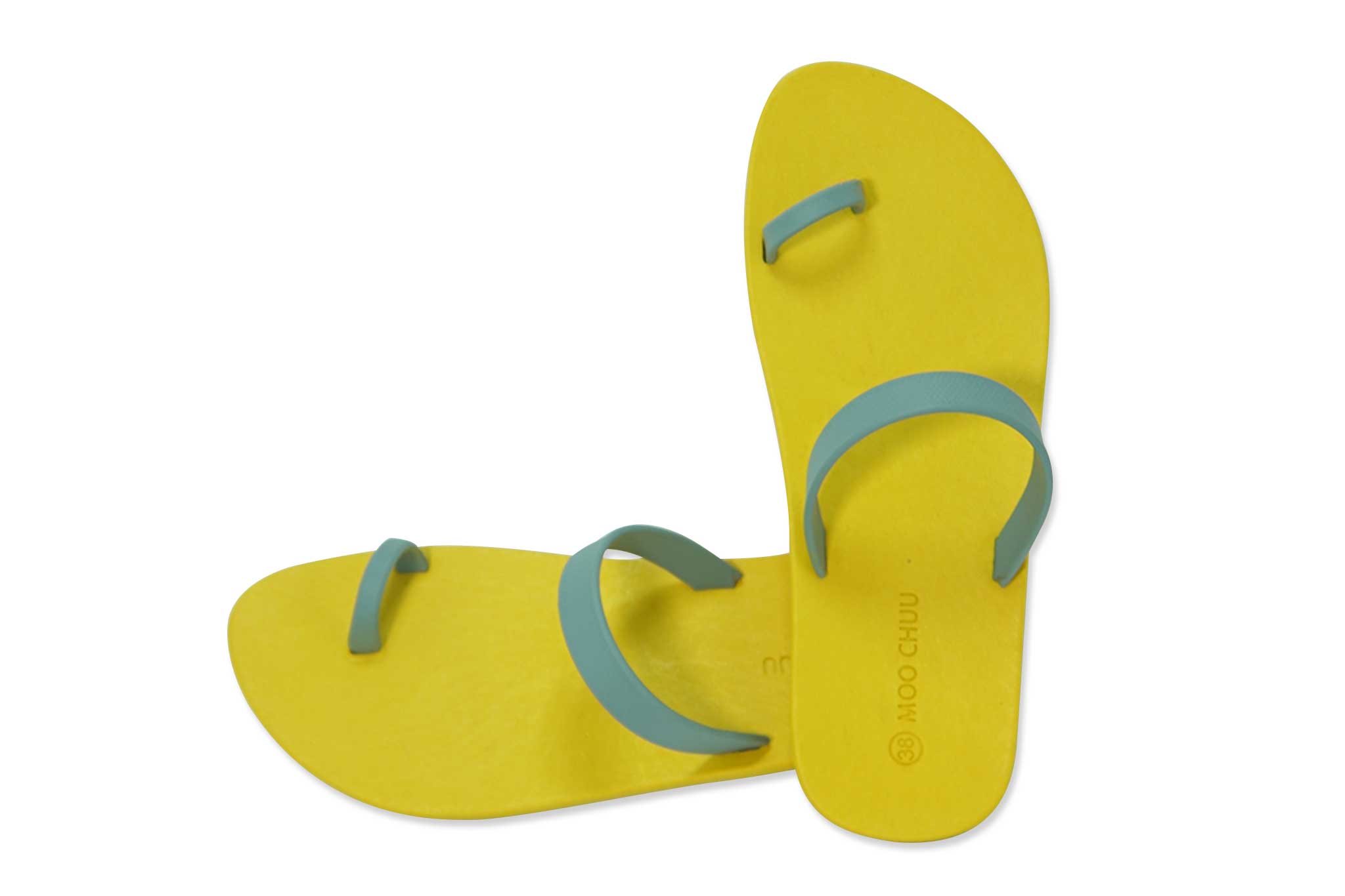 Sweety Pop Yellow Sole Grey Strap