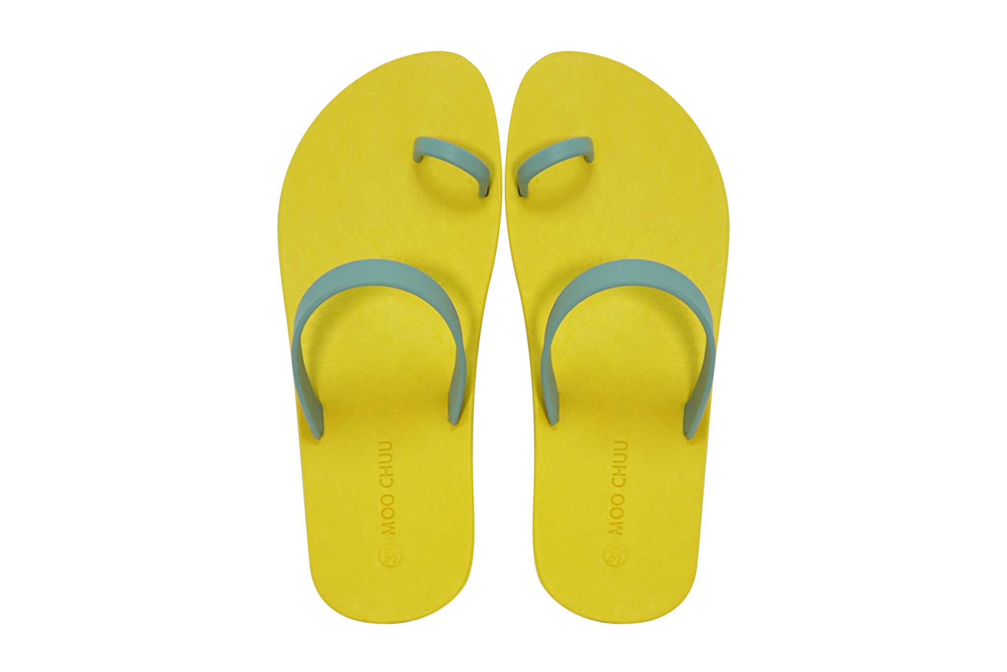 Sweety Pop Yellow Sole Grey Strap