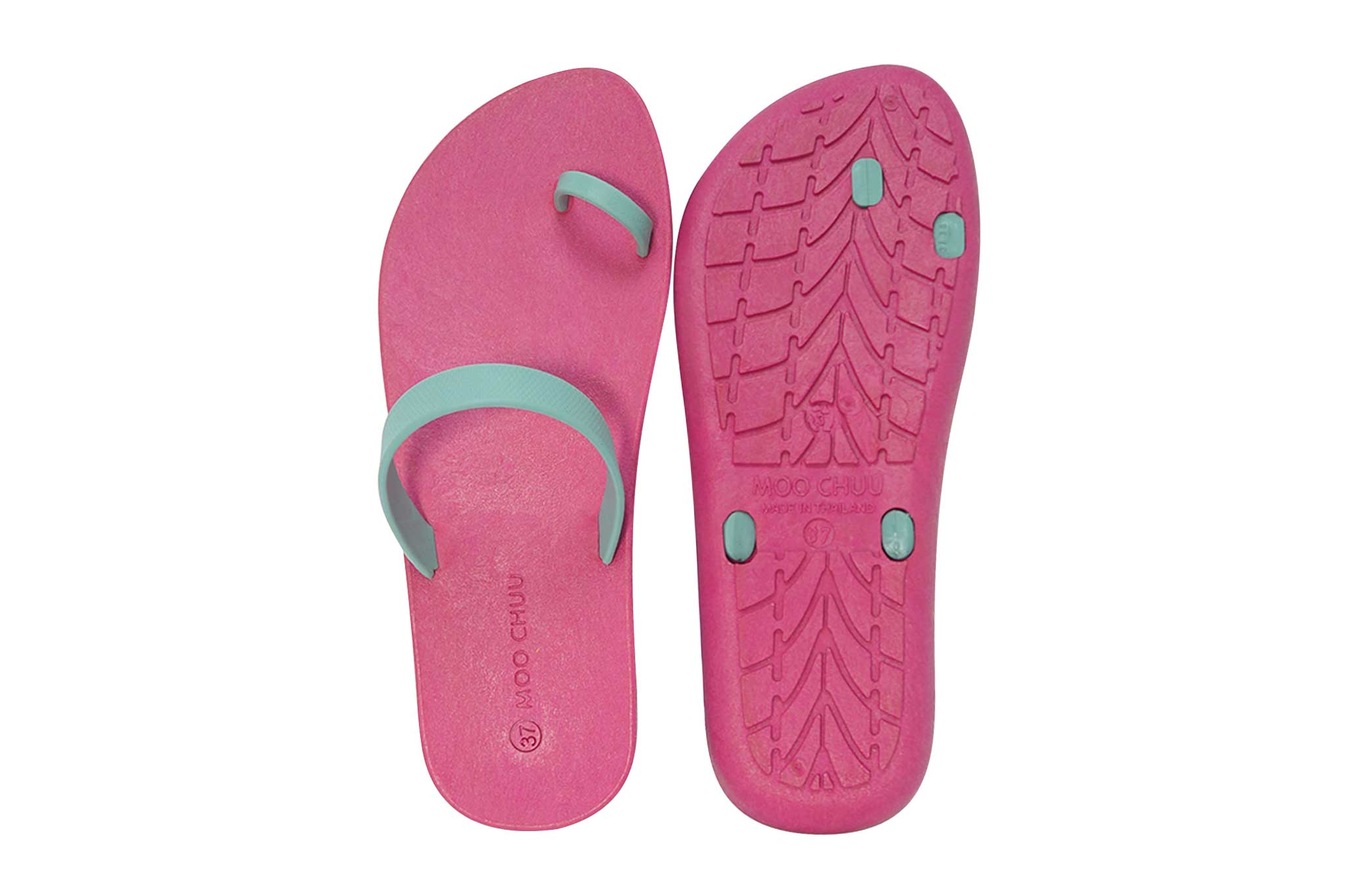 Sweety Pop Pink Sole Grey Strap
