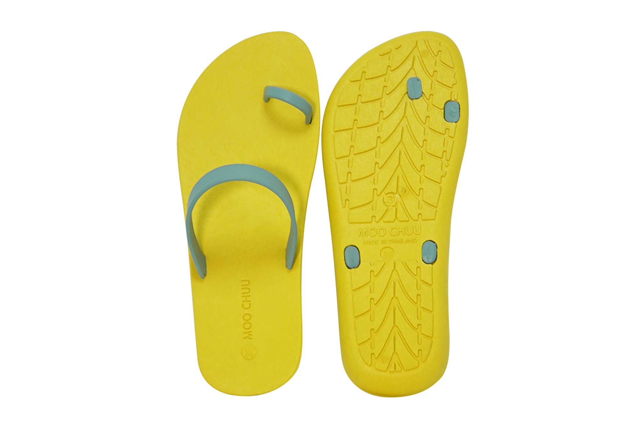 Sweety Pop Yellow Sole Grey Strap