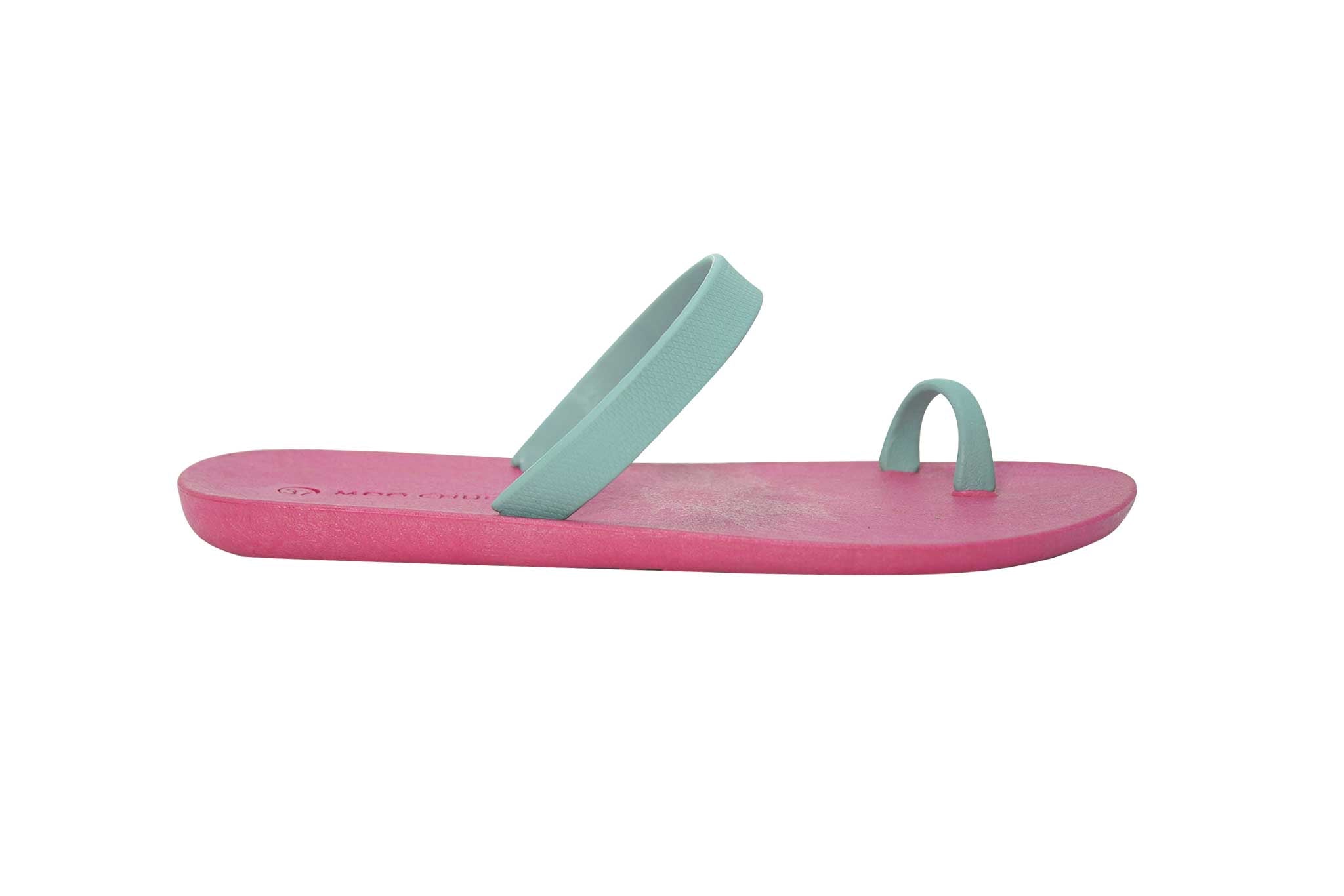 Sweety Pop Pink Sole Grey Strap