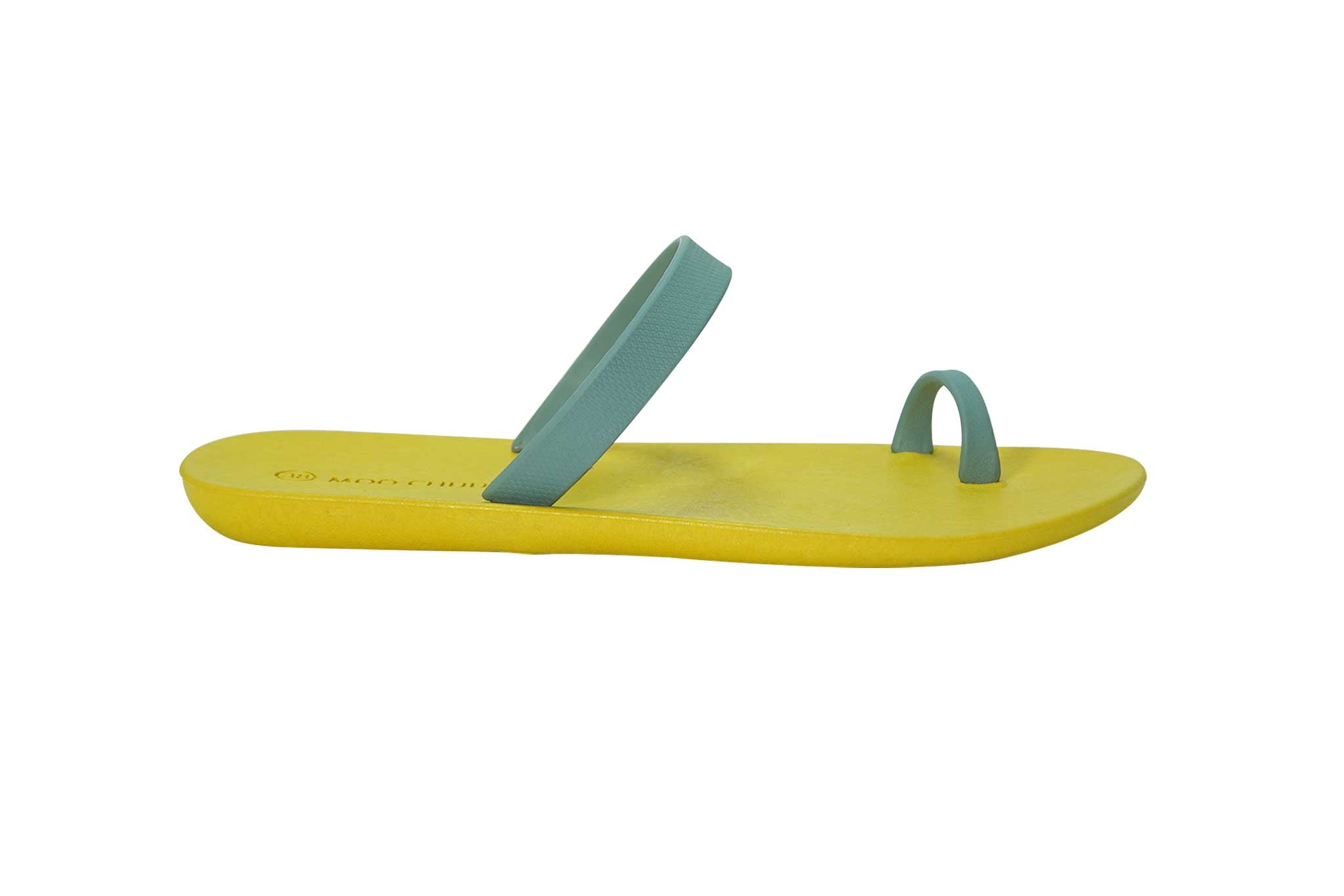 Sweety Pop Yellow Sole Grey Strap