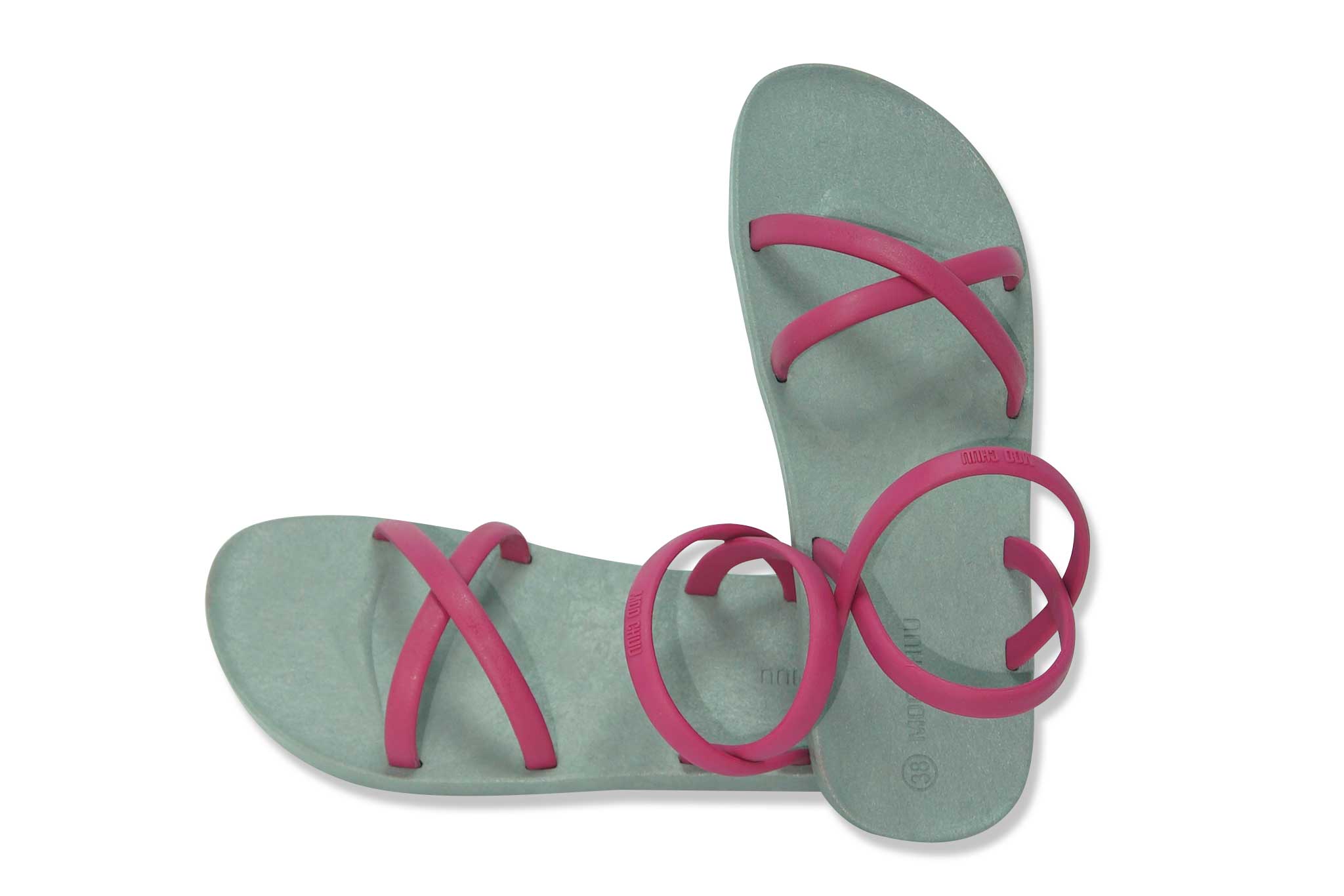 Cross Slim Grey Sole Pink Strap
