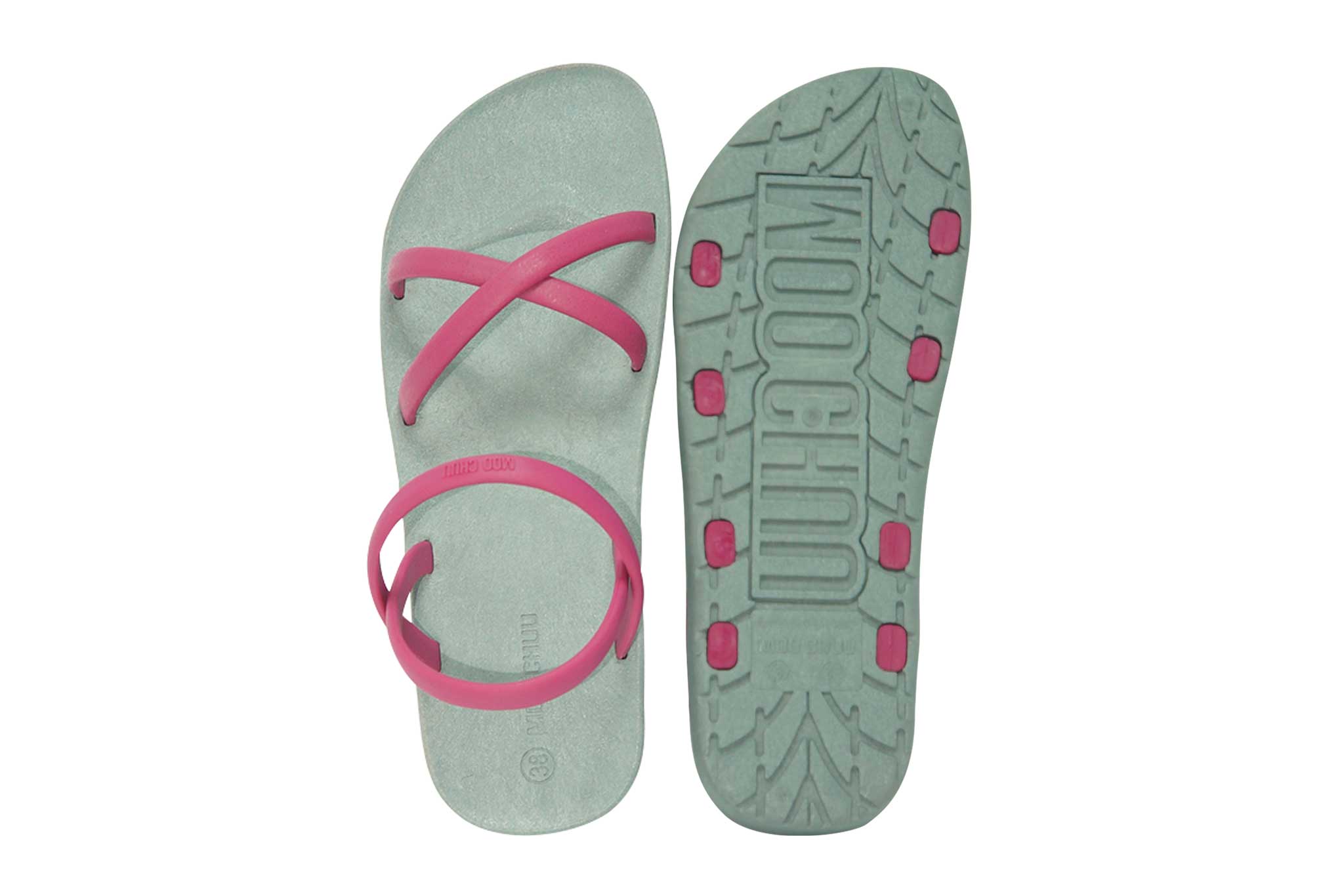 Cross Slim Grey Sole Pink Strap