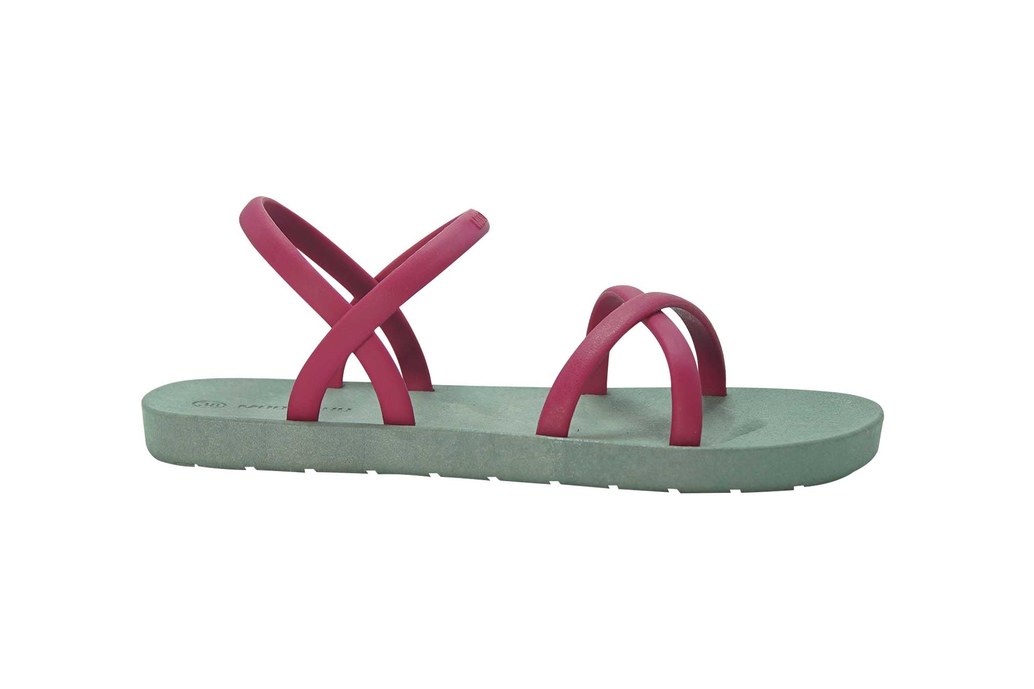 Cross Slim Grey Sole Pink Strap