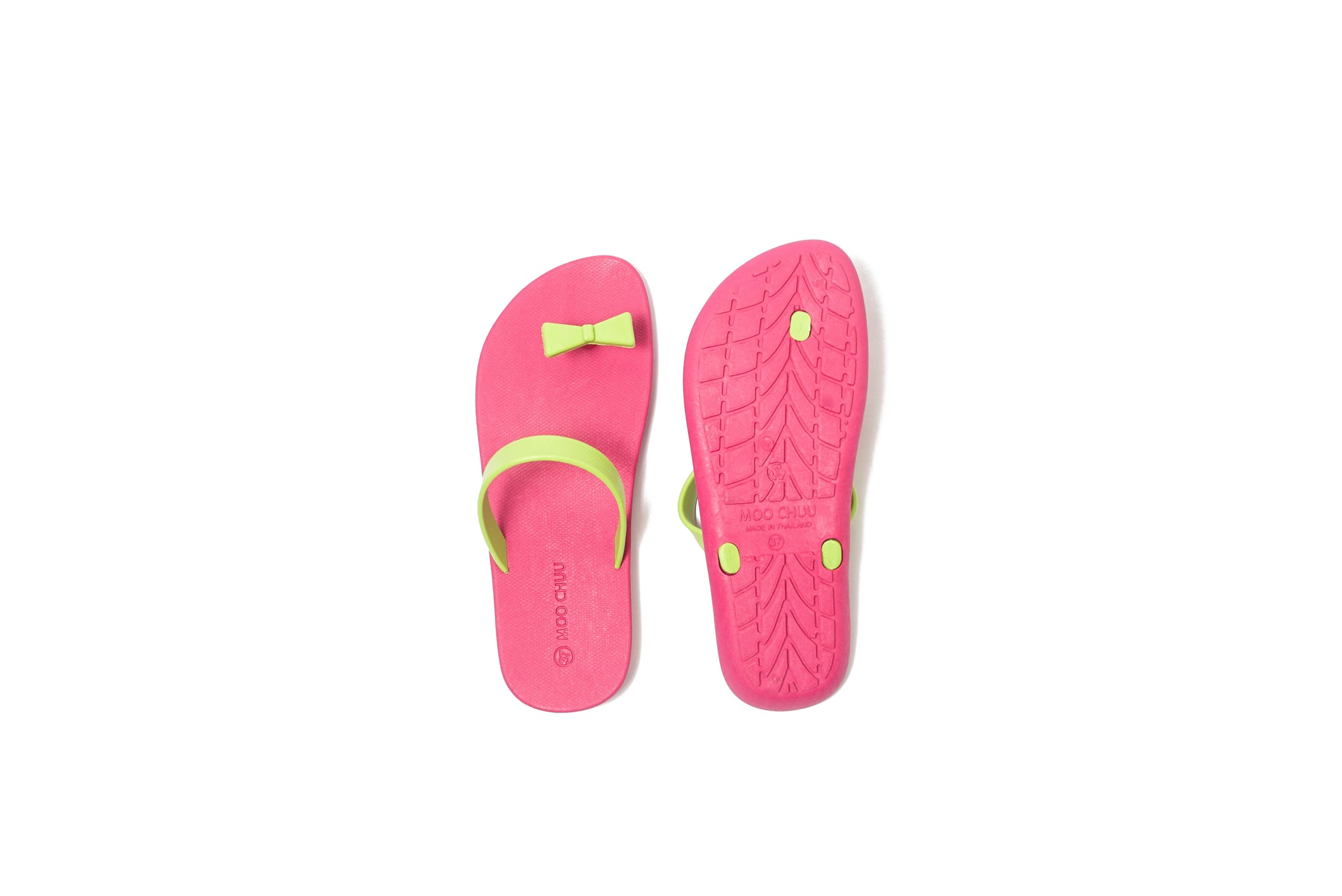 Sweety Bow Pink Sole Lime Strap