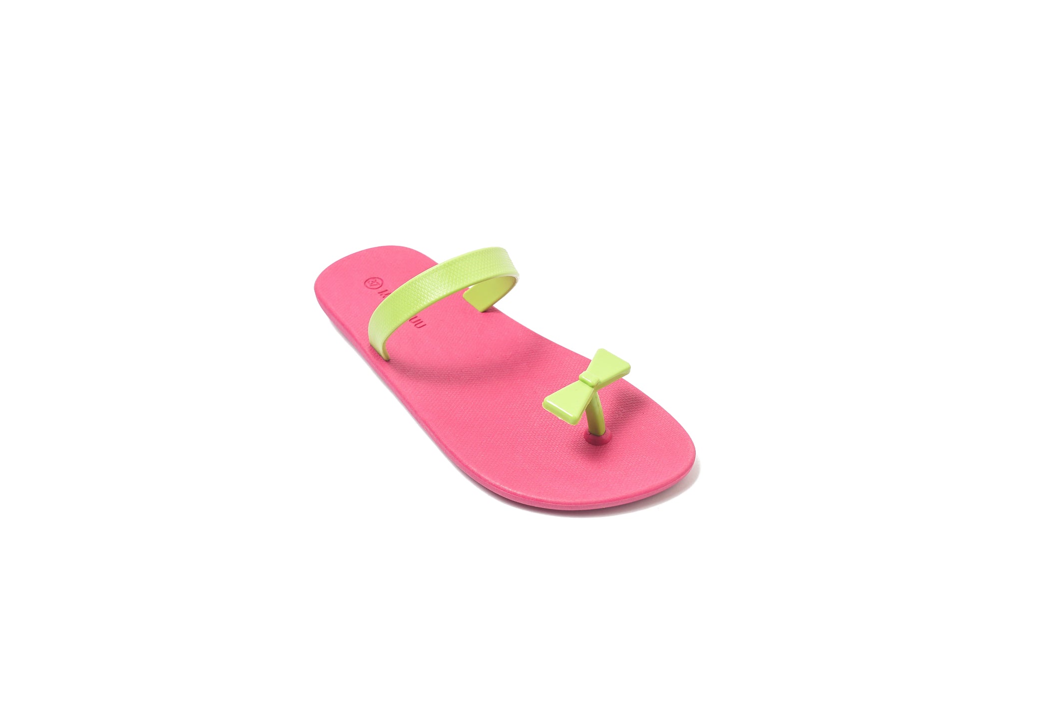 Sweety Bow Pink Sole Lime Strap