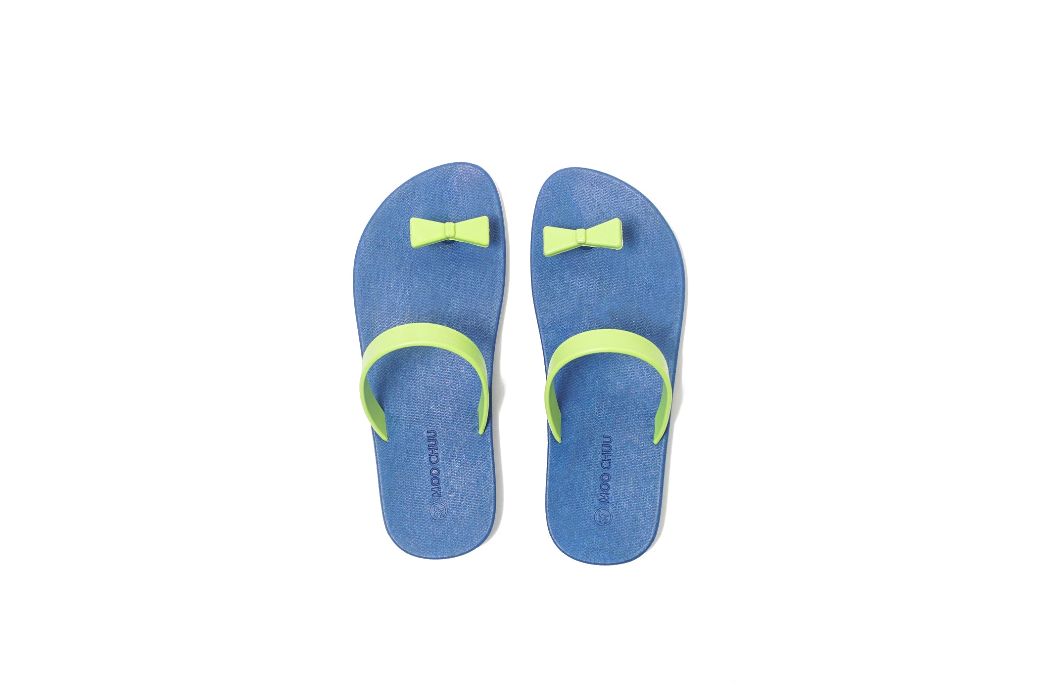 Sweety Bow Blue Sole Lime Strap