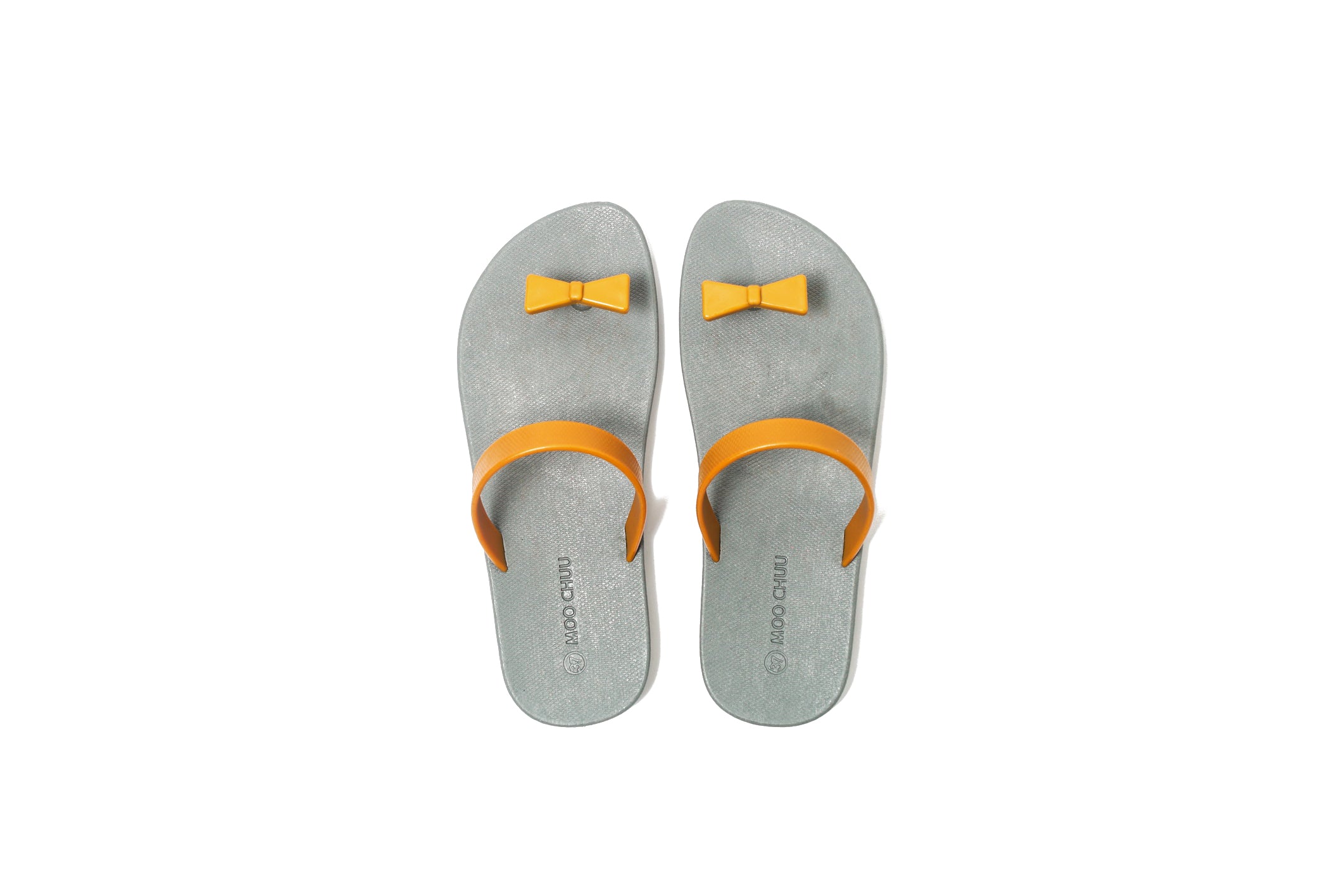 Sweety Bow Grey Sole Caramel Strap