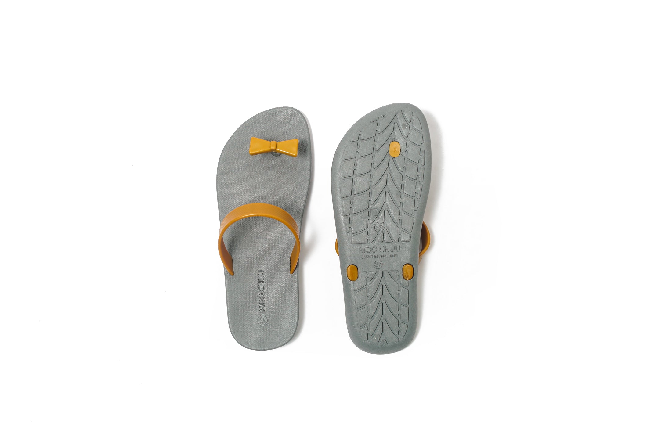 Sweety Bow Grey Sole Caramel Strap