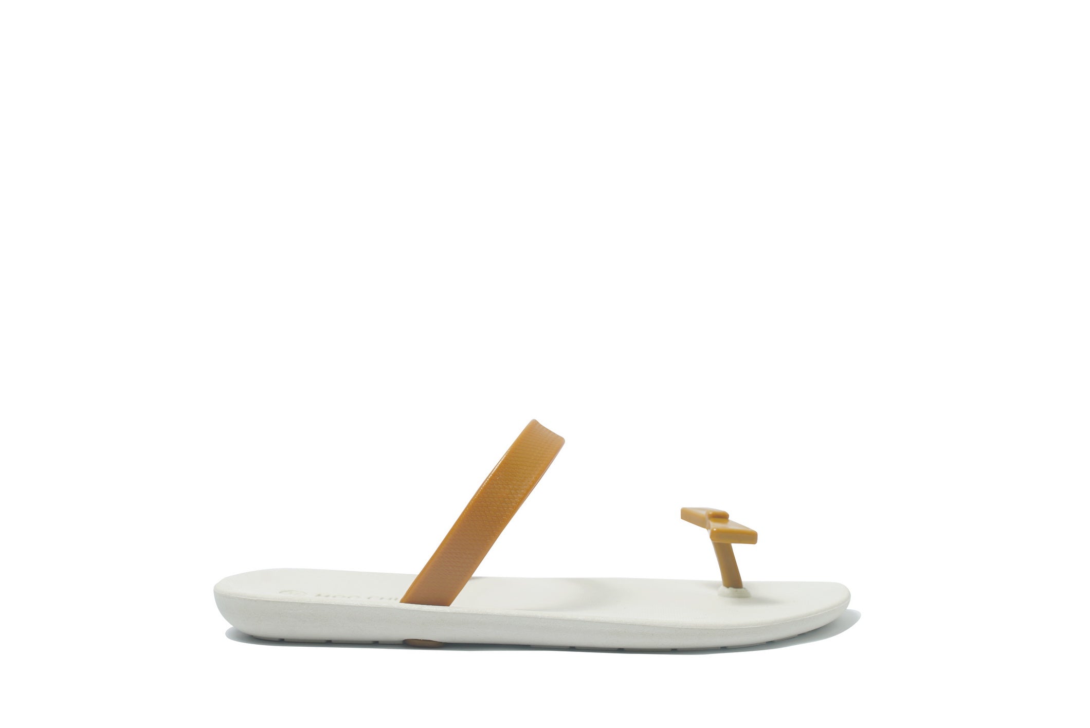 Sweety Bow White Sole Caramel Strap