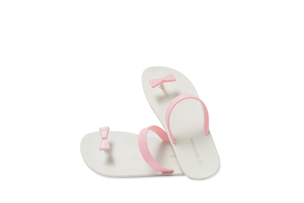 Sweety Bow White Sole Light Pink Strap