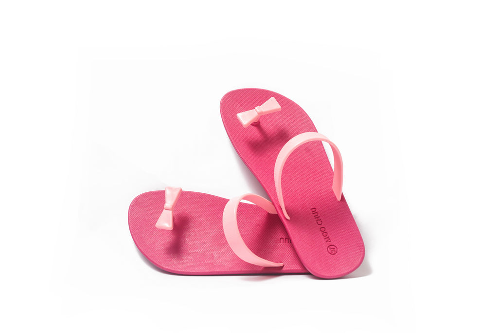 Sweety Bow Pink Sole Light Pink Strap