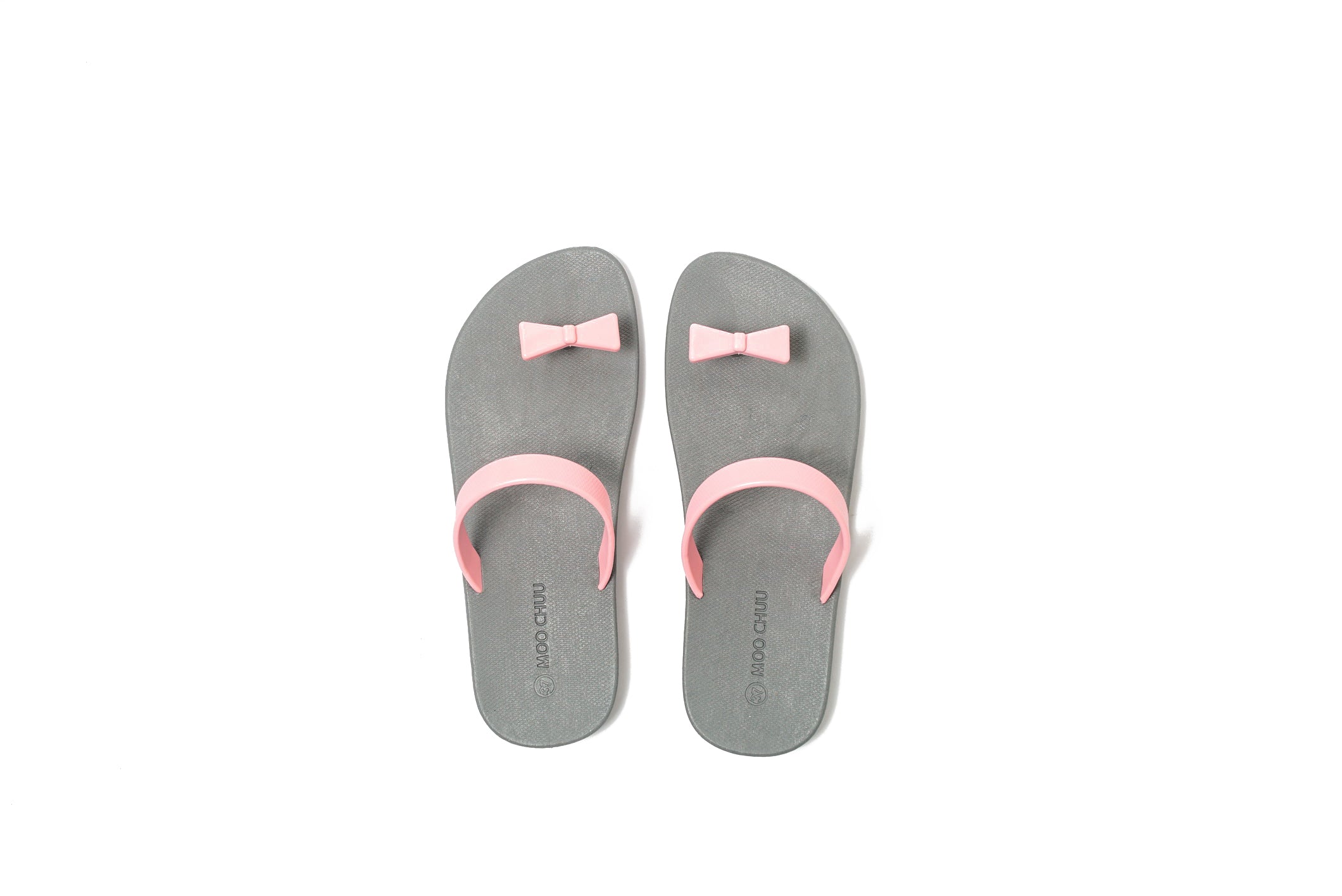Sweety Bow Grey Sole Light Pink Strap