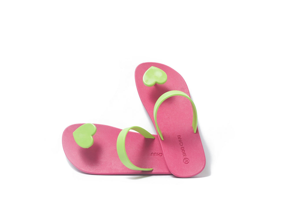 Sweety Heart Pink Sole Lime Strap