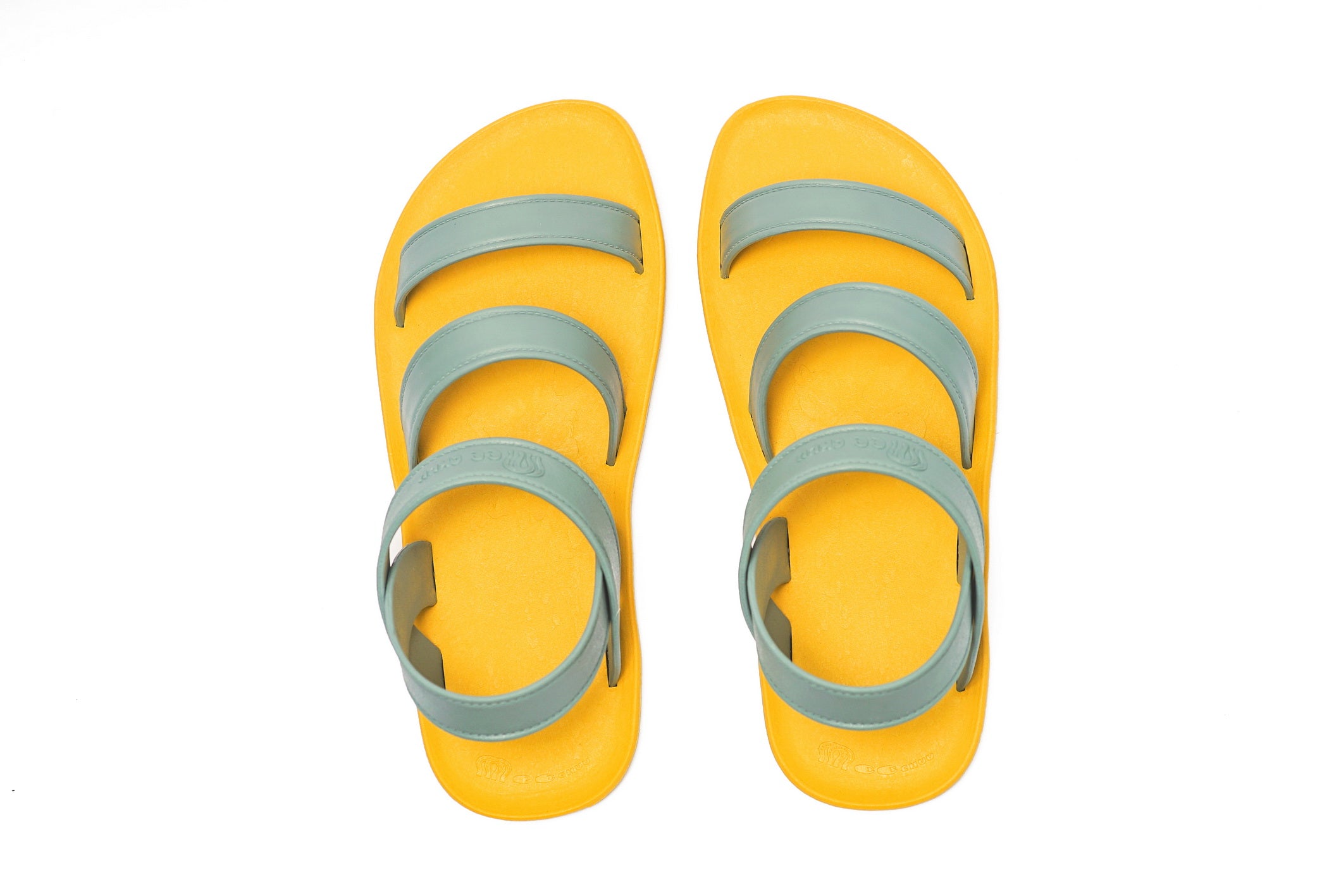 Twin Plus Yellow Sole Grey Strap