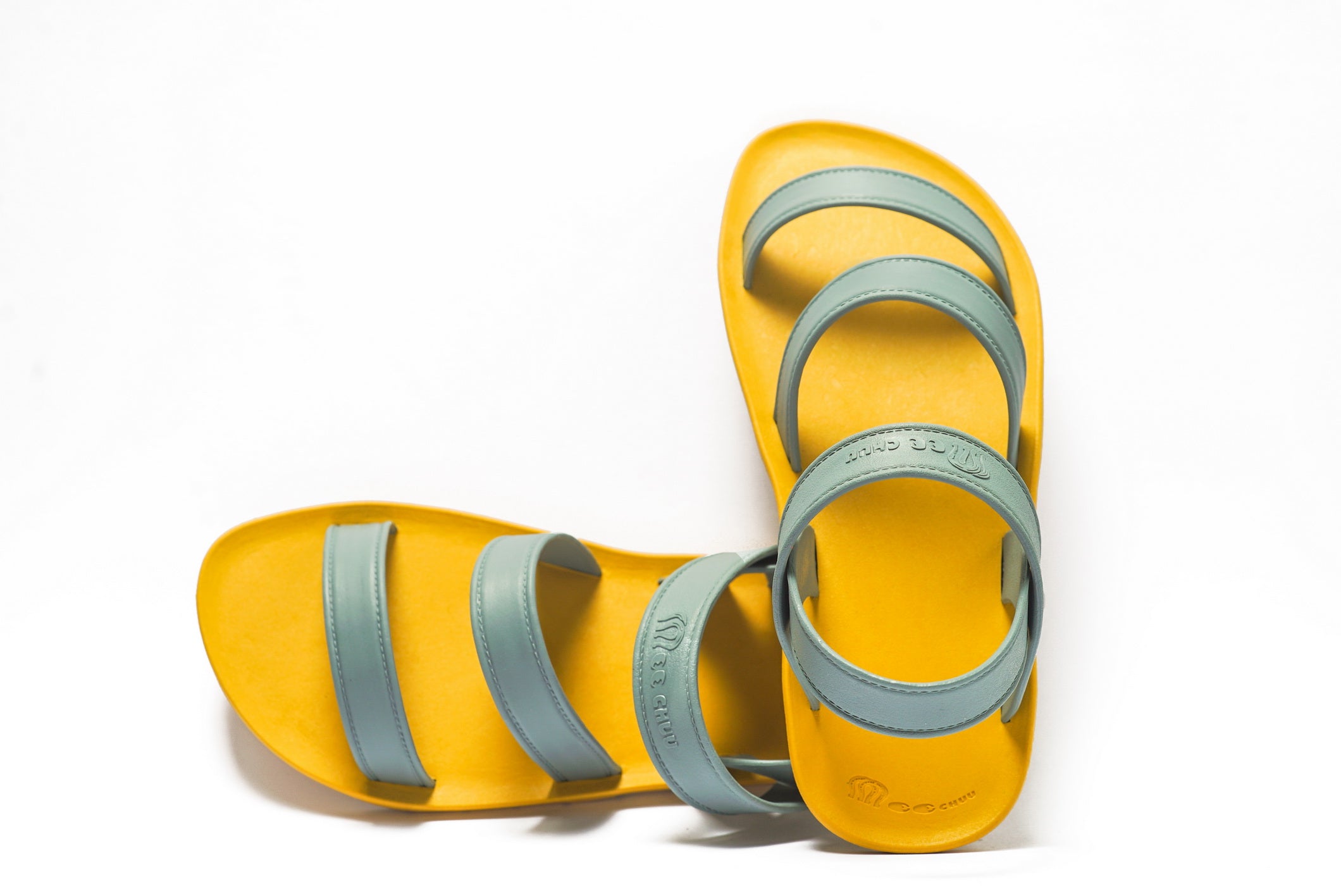 Twin Plus Yellow Sole Grey Strap