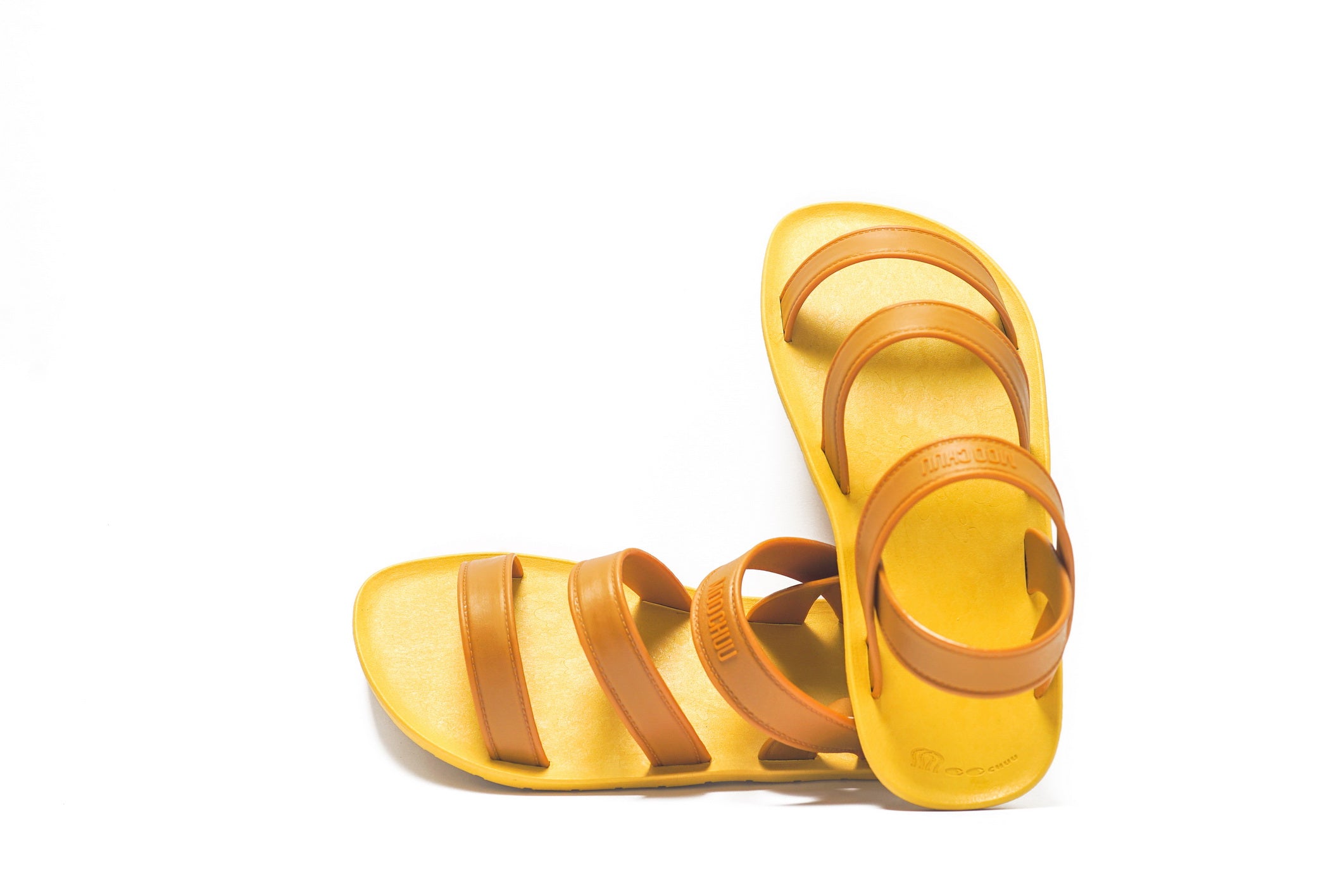 Twin Plus Yellow Sole Caramel Strap