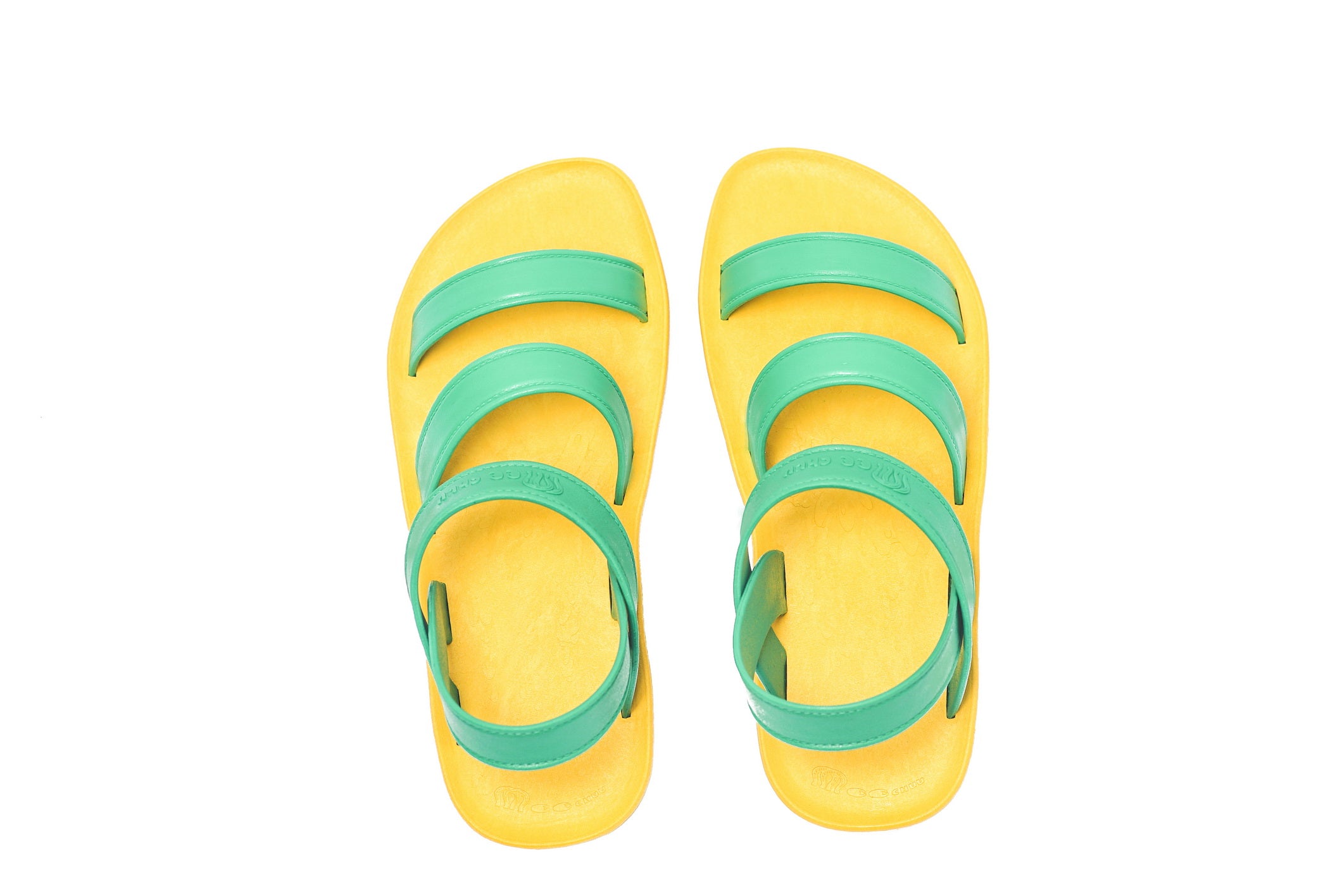 Twin Plus Yellow Sole Green Strap