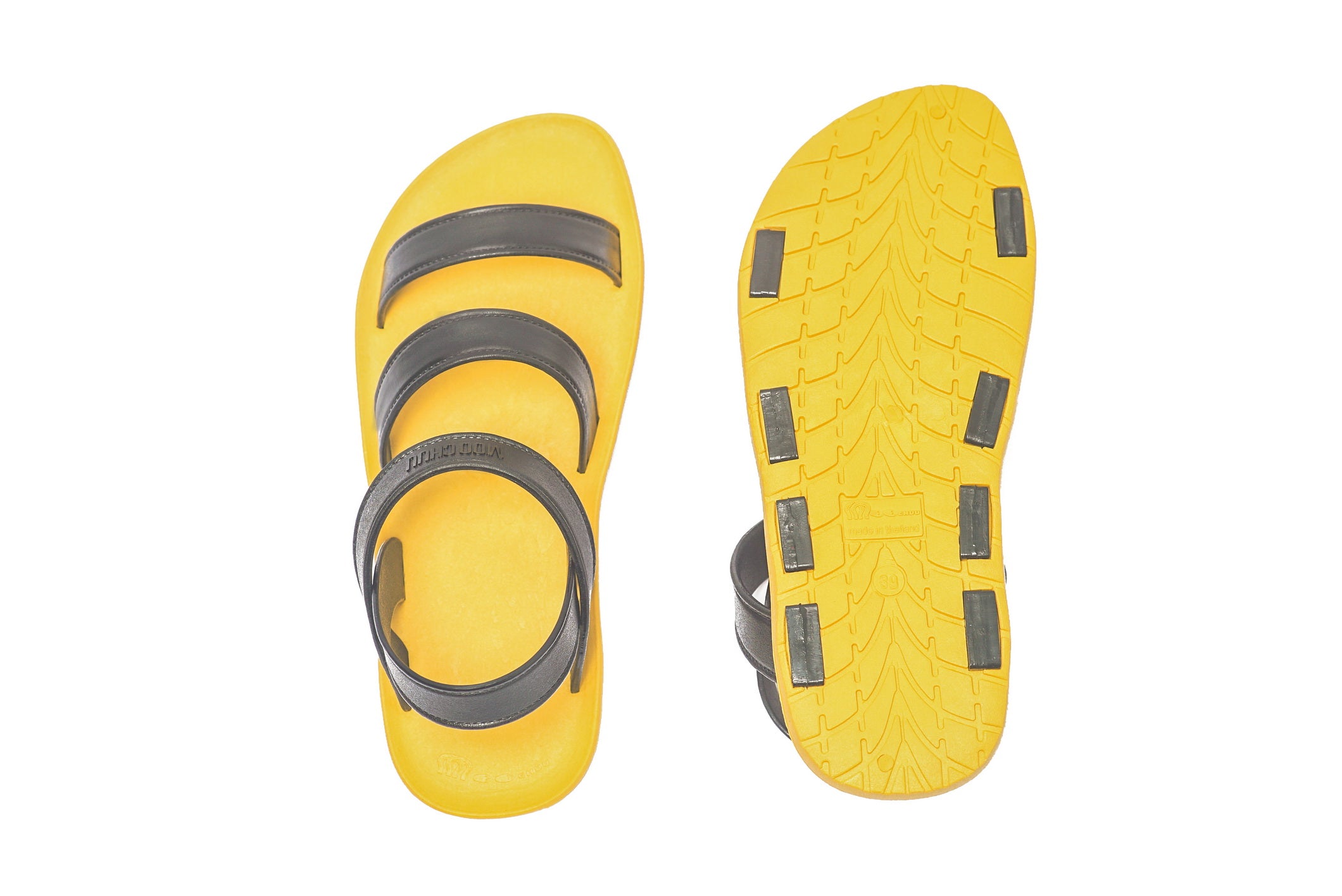 Twin Plus Yellow Sole Black Strap