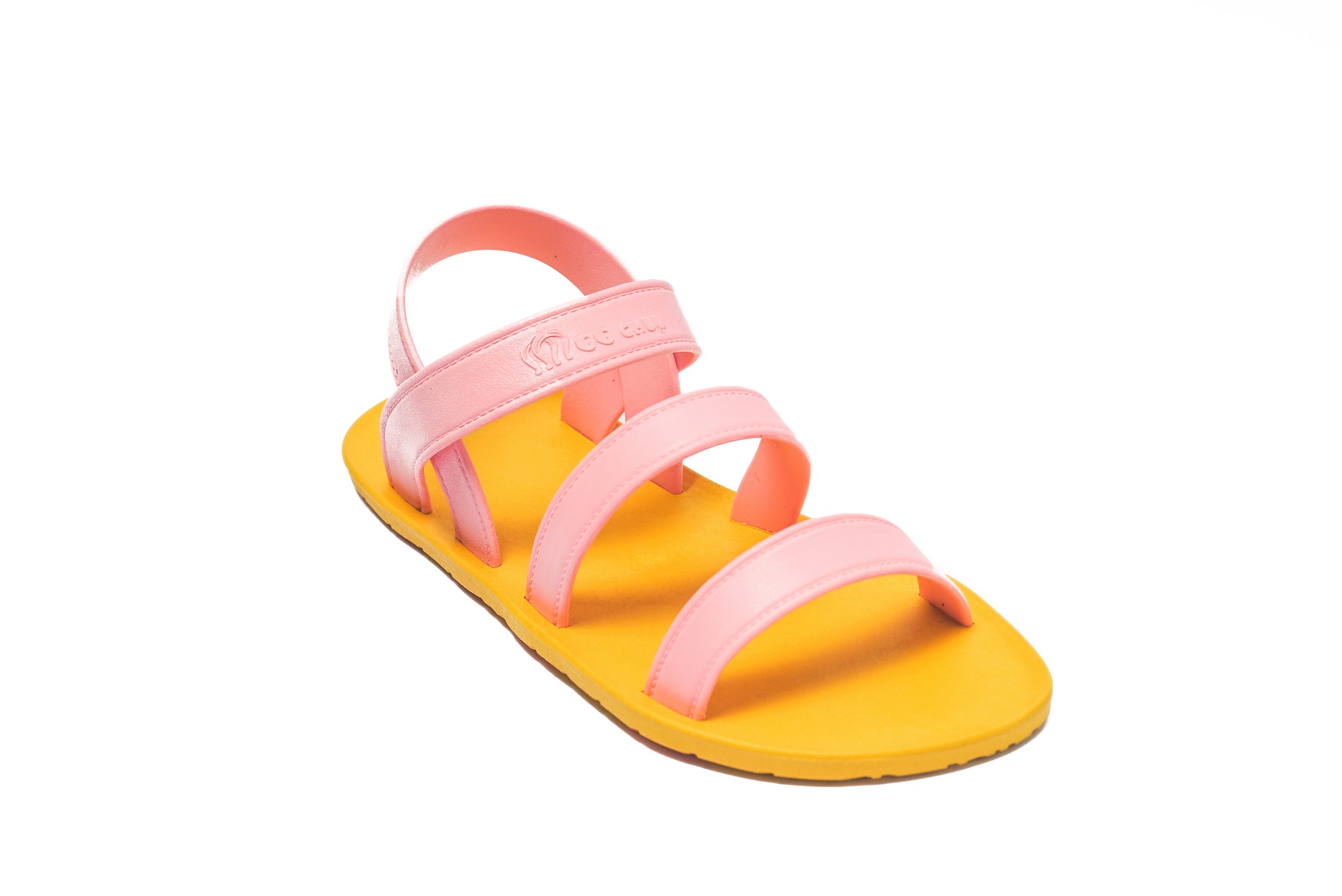 Twin Plus Yellow Sole Light Pink Strap