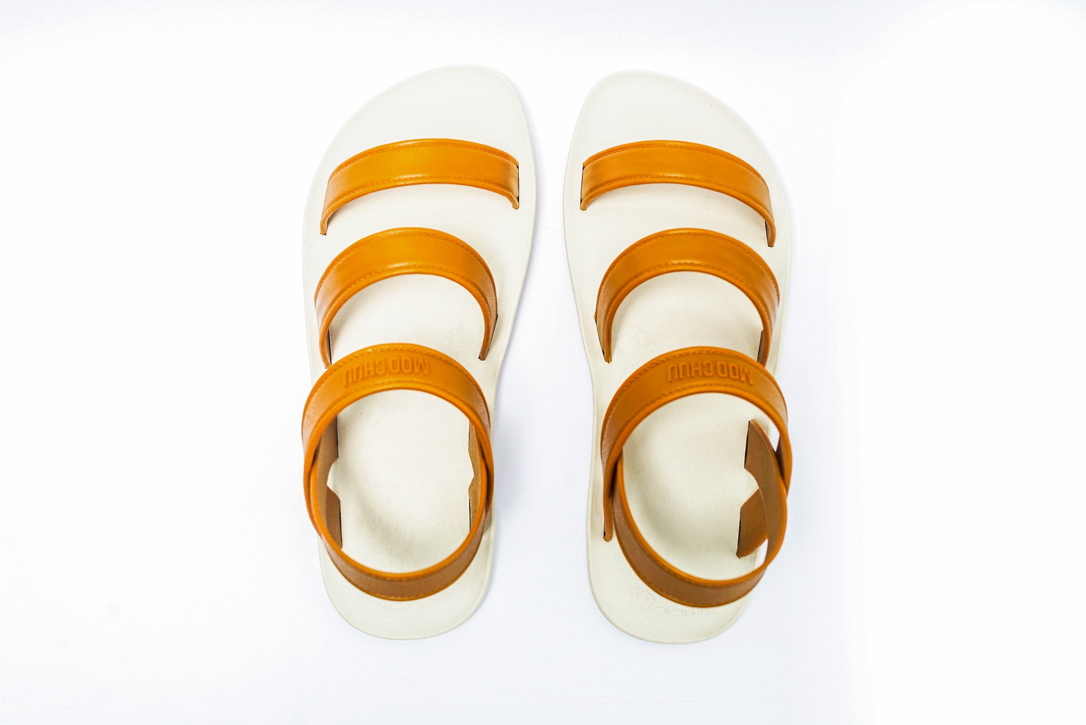 Twin Plus White Sole Caramel Strap