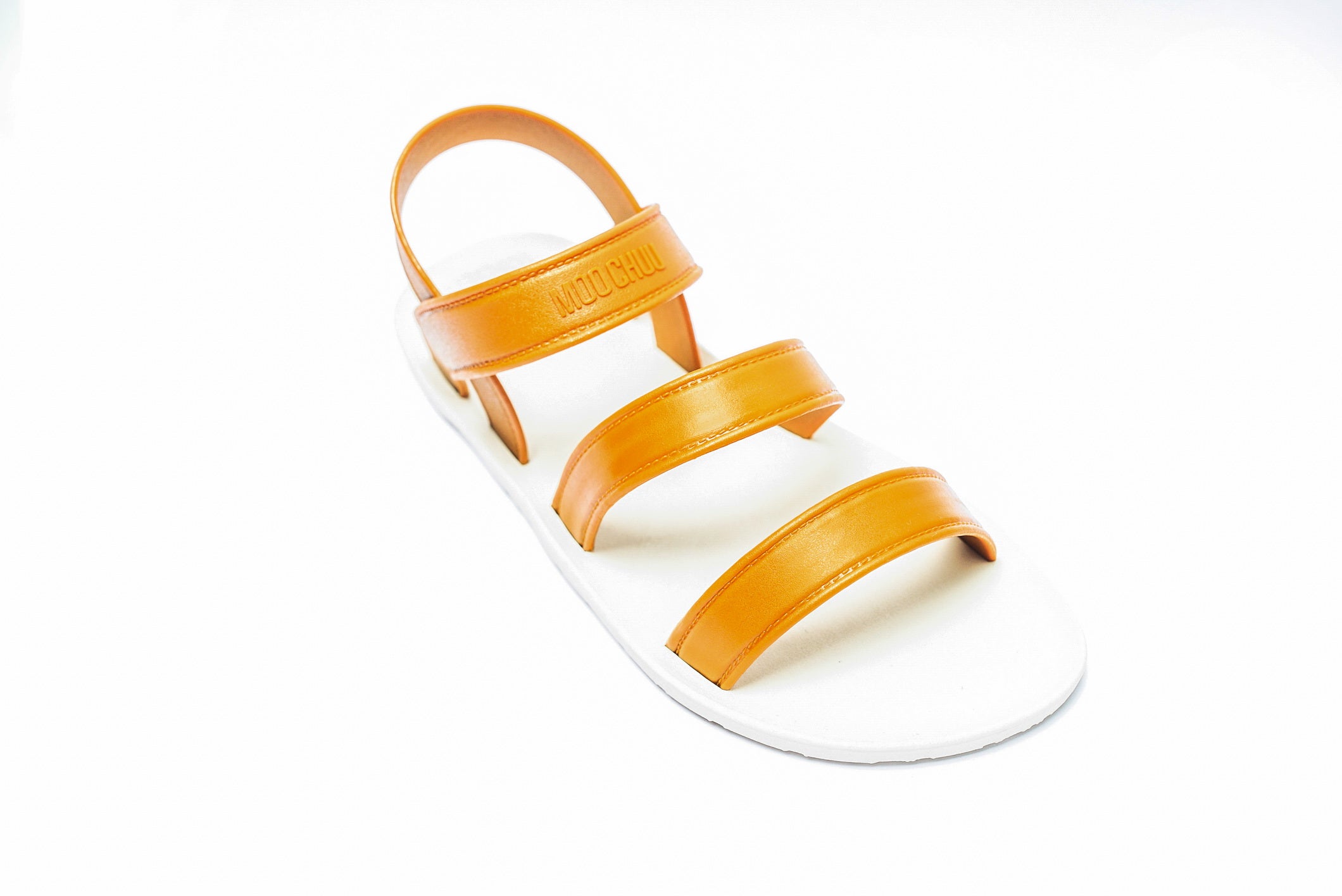 Twin Plus White Sole Caramel Strap