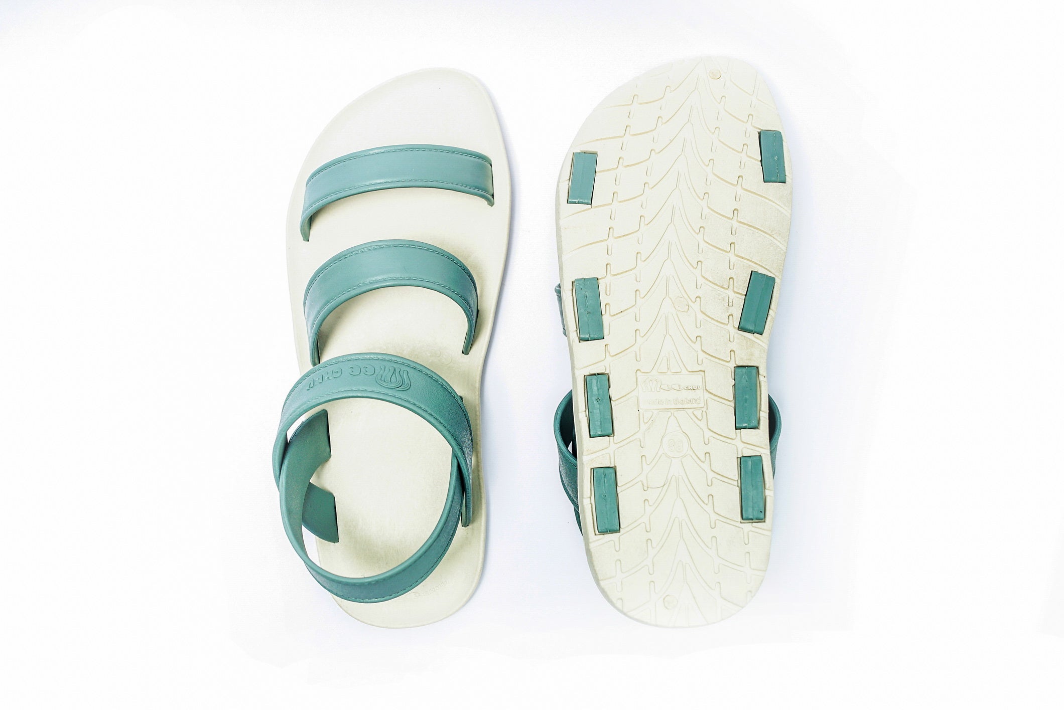 Twin Plus White Sole Grey Strap