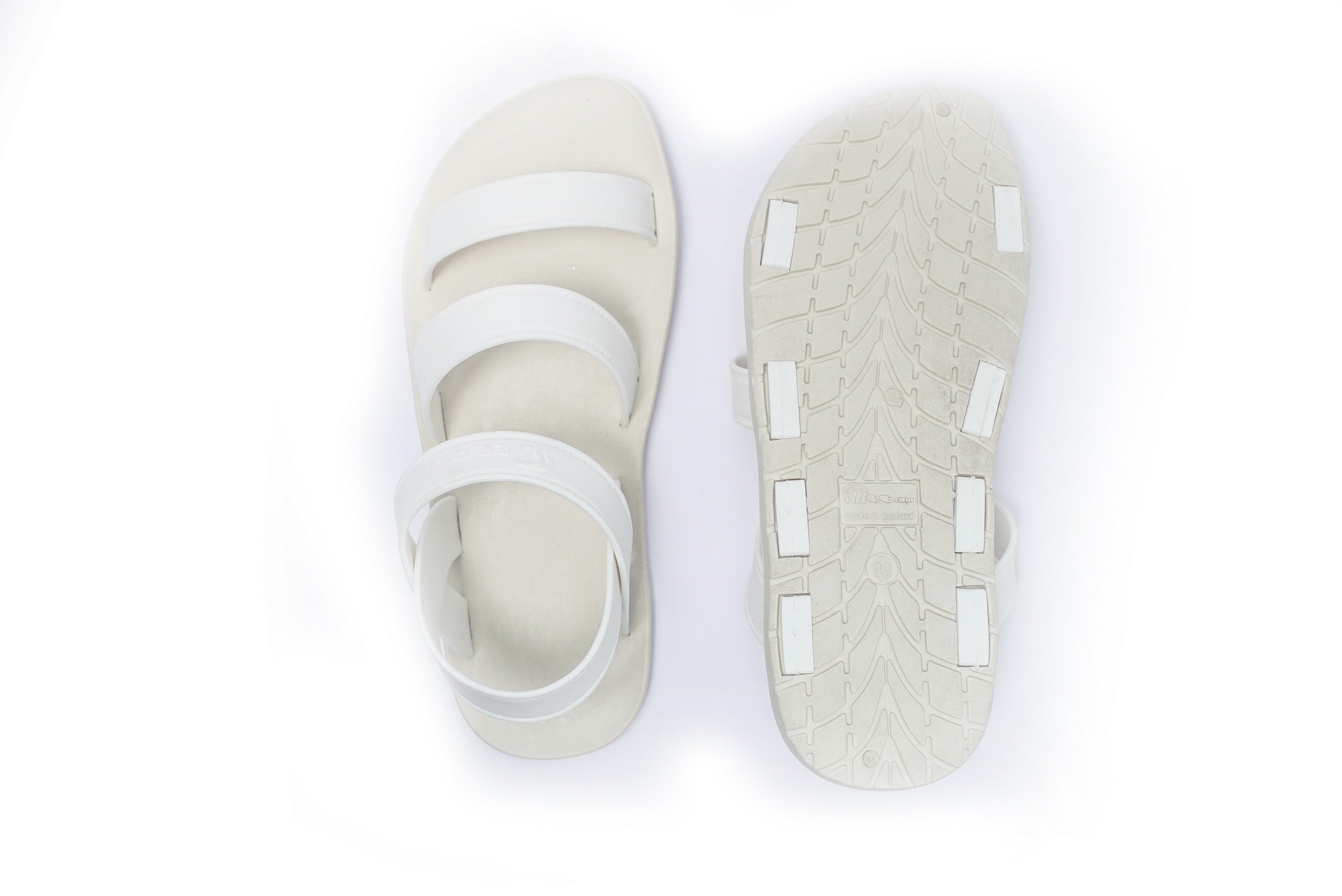 Twin Plus White Sole White Strap