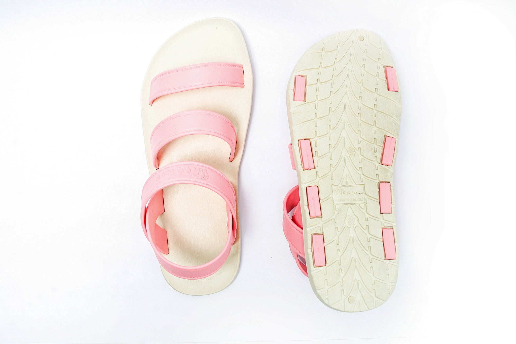 Twin Plus White Sole Light Pink Strap