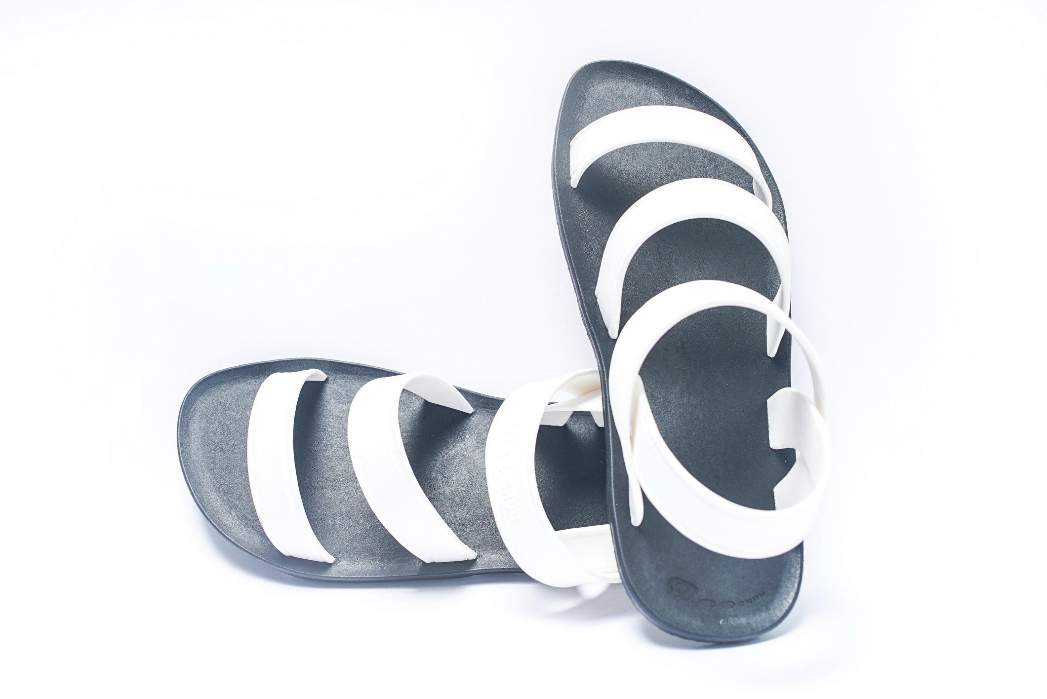 Twin Plus Black Sole White Strap