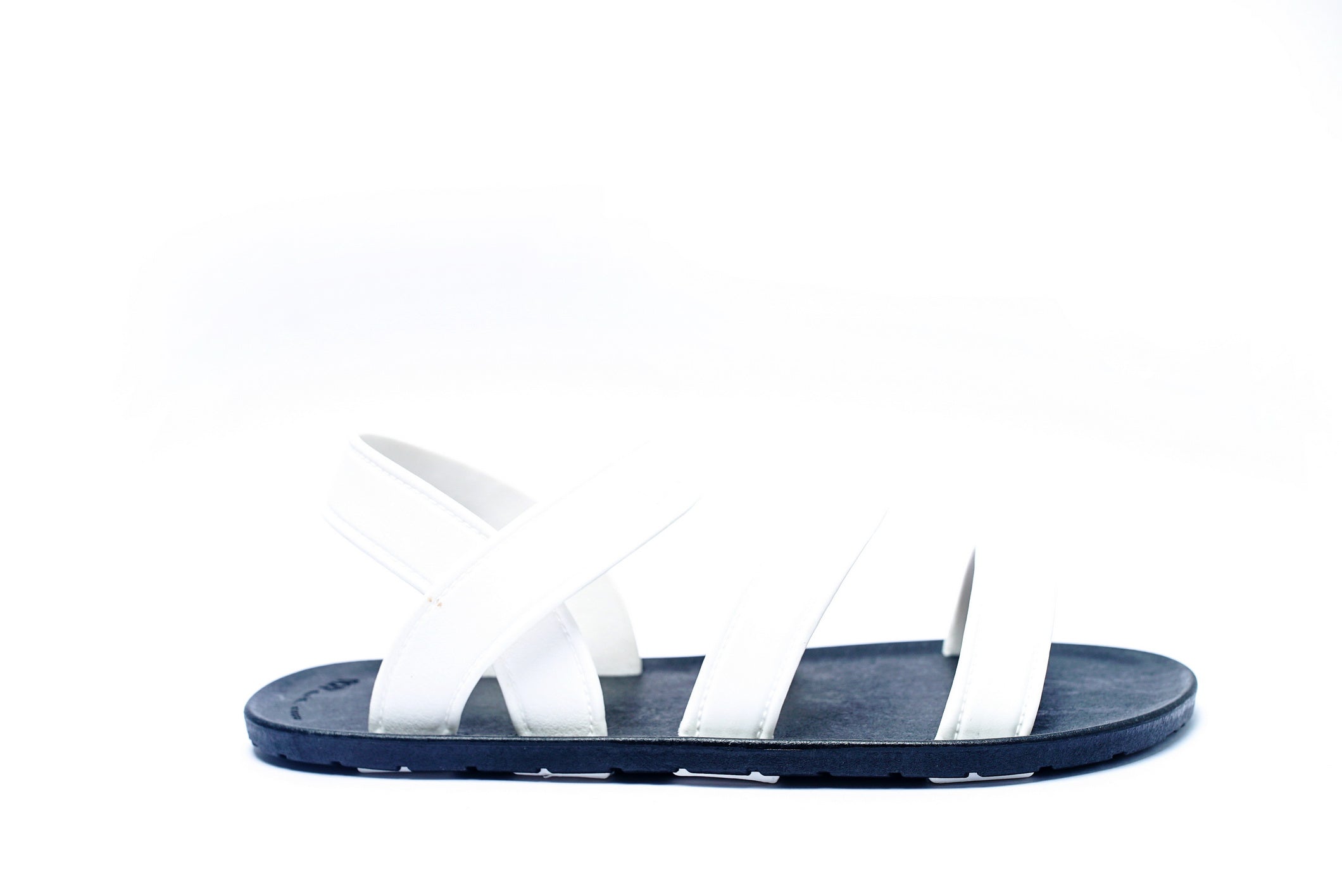 Twin Plus Black Sole White Strap