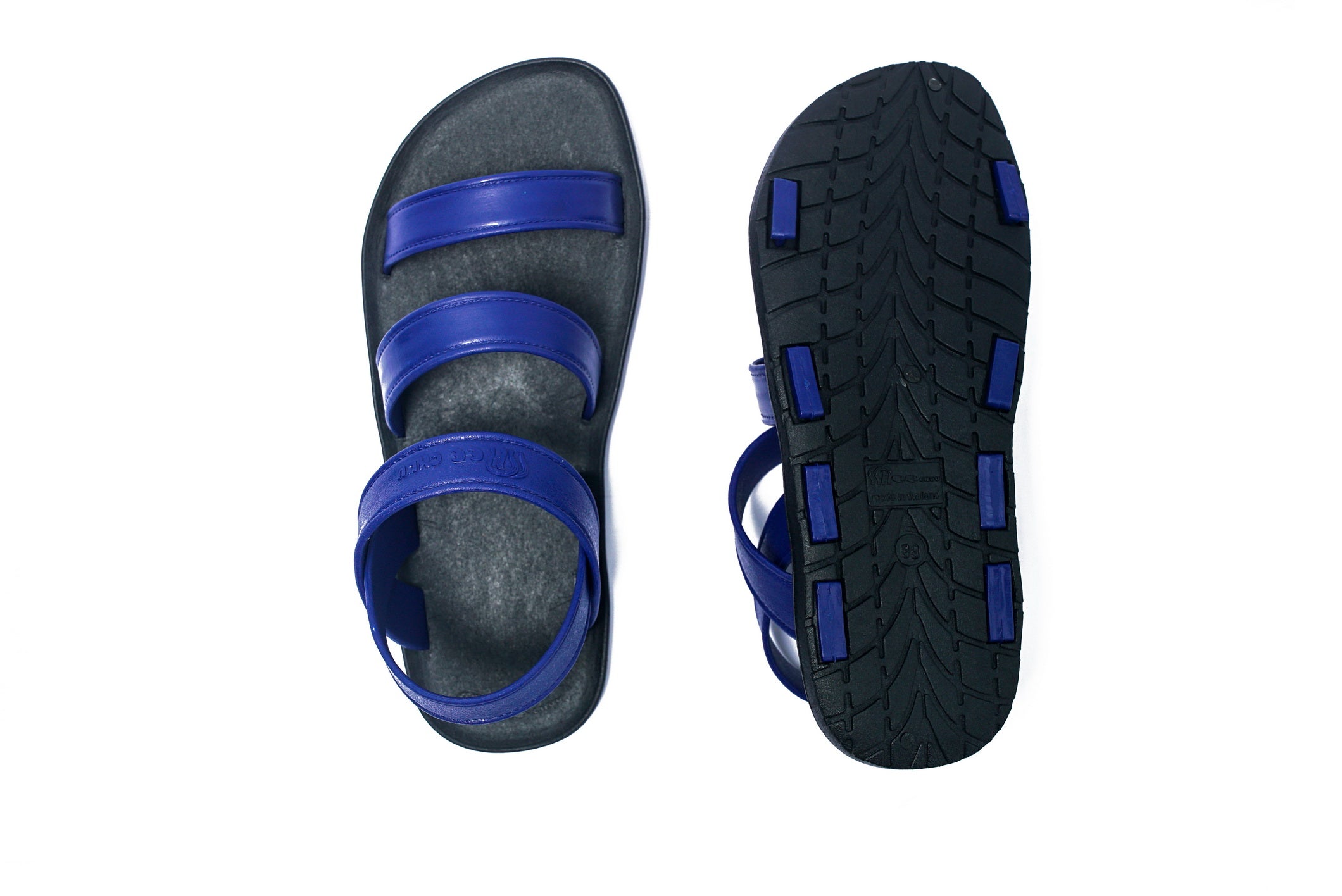 Twin Plus Black Sole Blue Strap