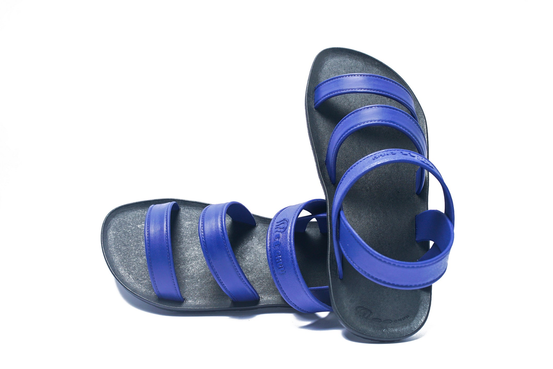 Twin Plus Black Sole Blue Strap