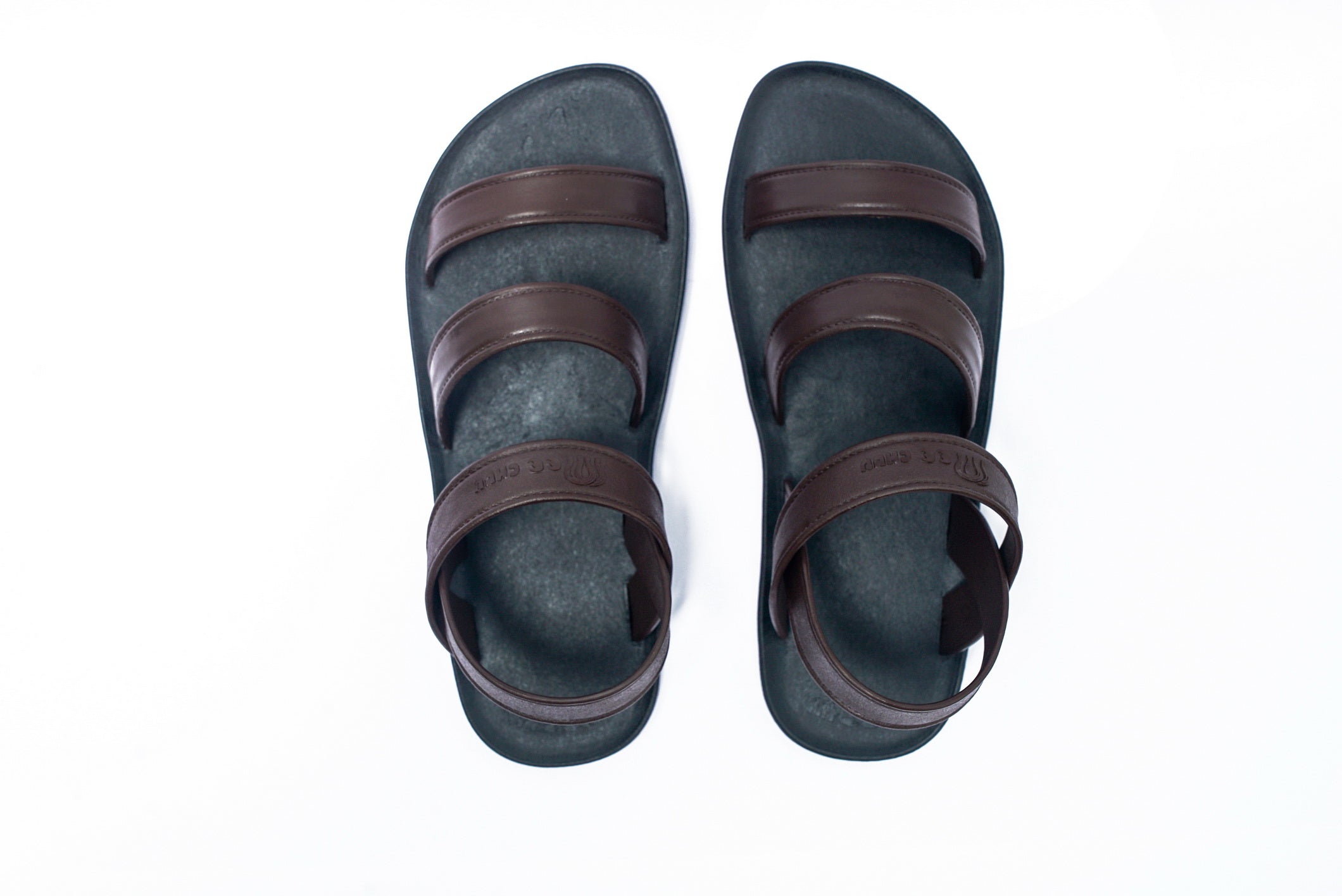 Twin Plus Black Sole Brown Strap