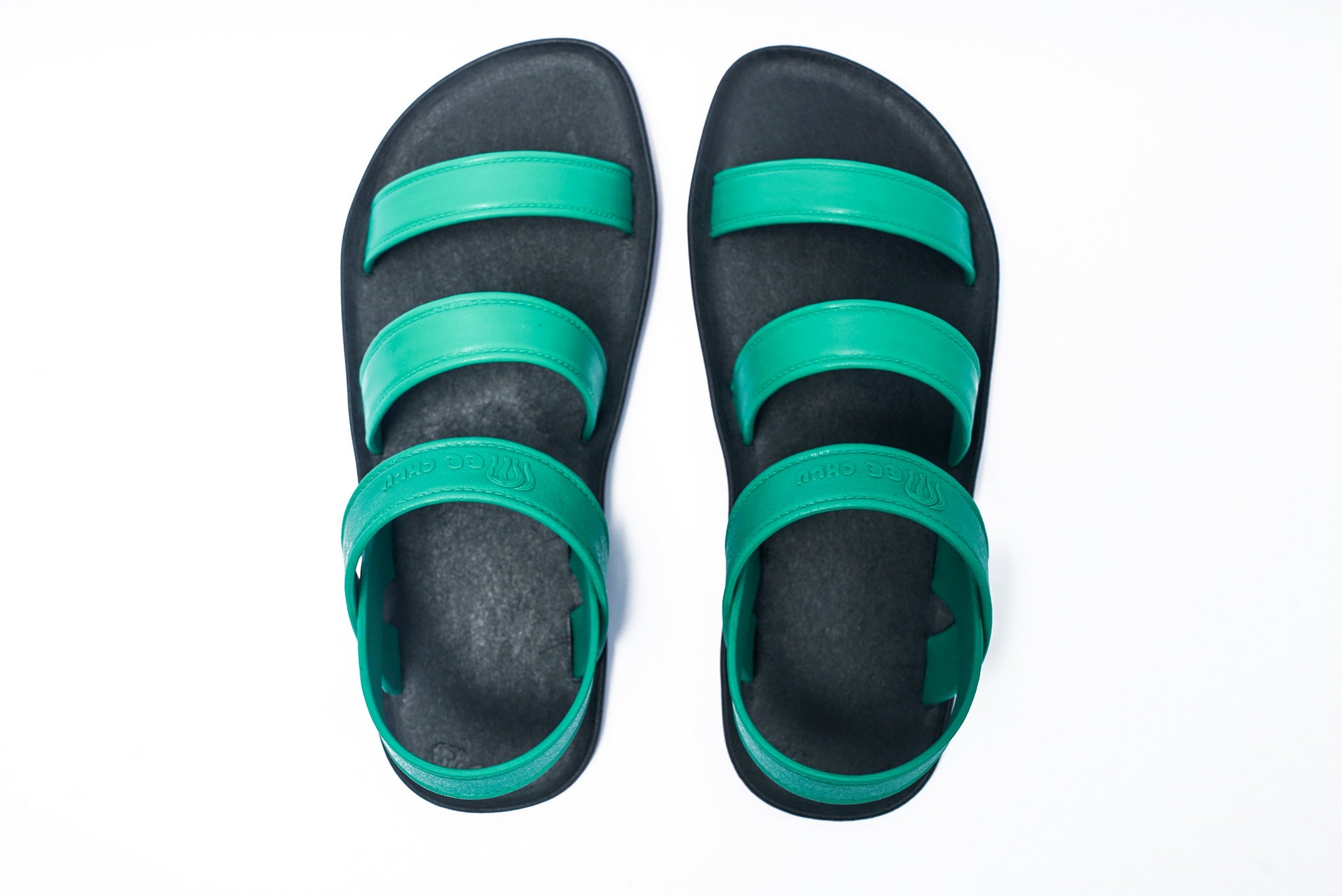 Twin Plus Black Sole Green Strap