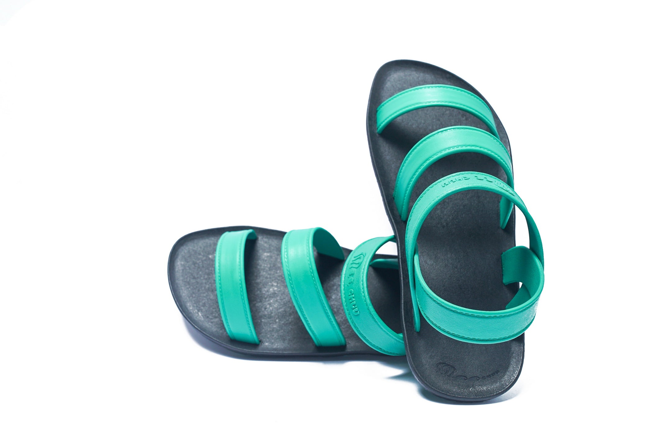 Twin Plus Black Sole Green Strap