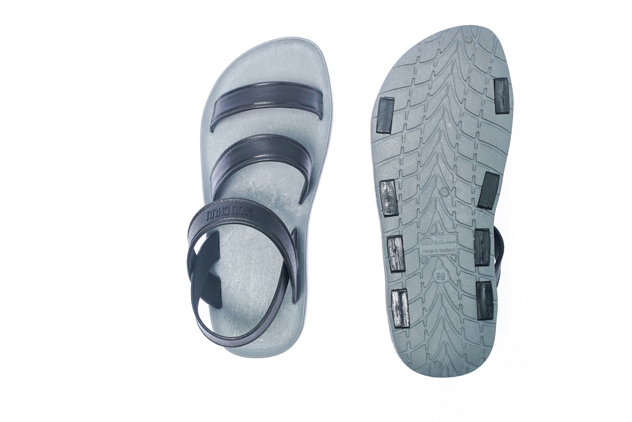 Twin Plus Grey Sole Black Strap