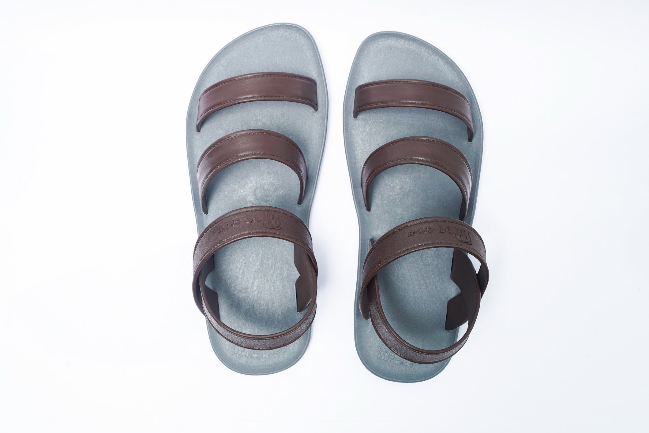Twin Plus Grey Sole Brown Strap