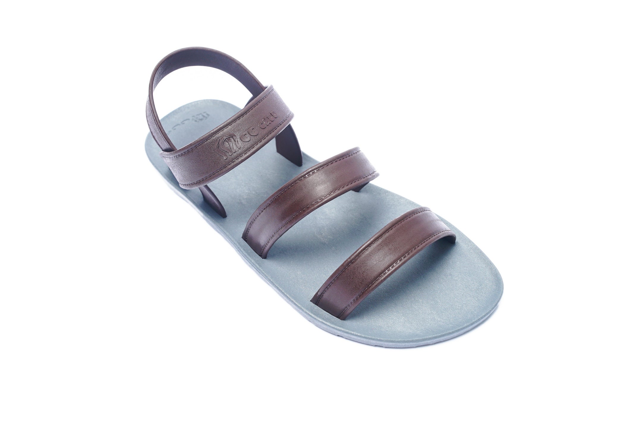 Twin Plus Grey Sole Brown Strap