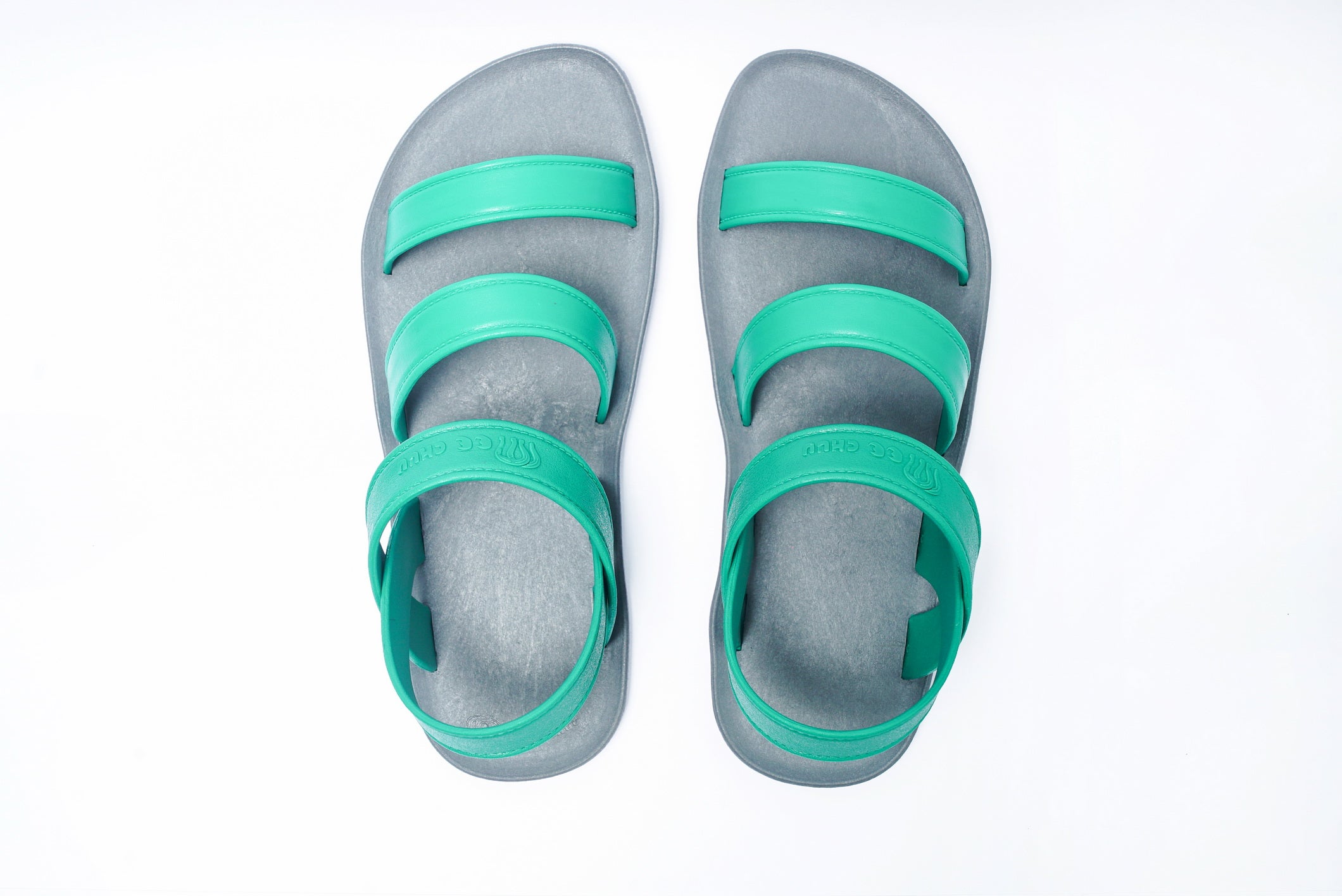 Twin Plus Grey Sole Green Strap