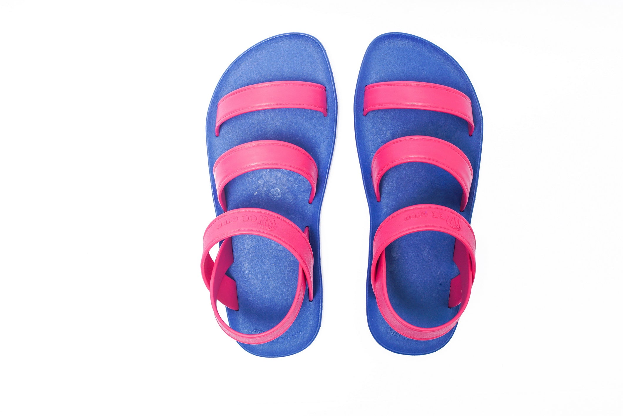 Twin Plus Blue Sole Pink Strap