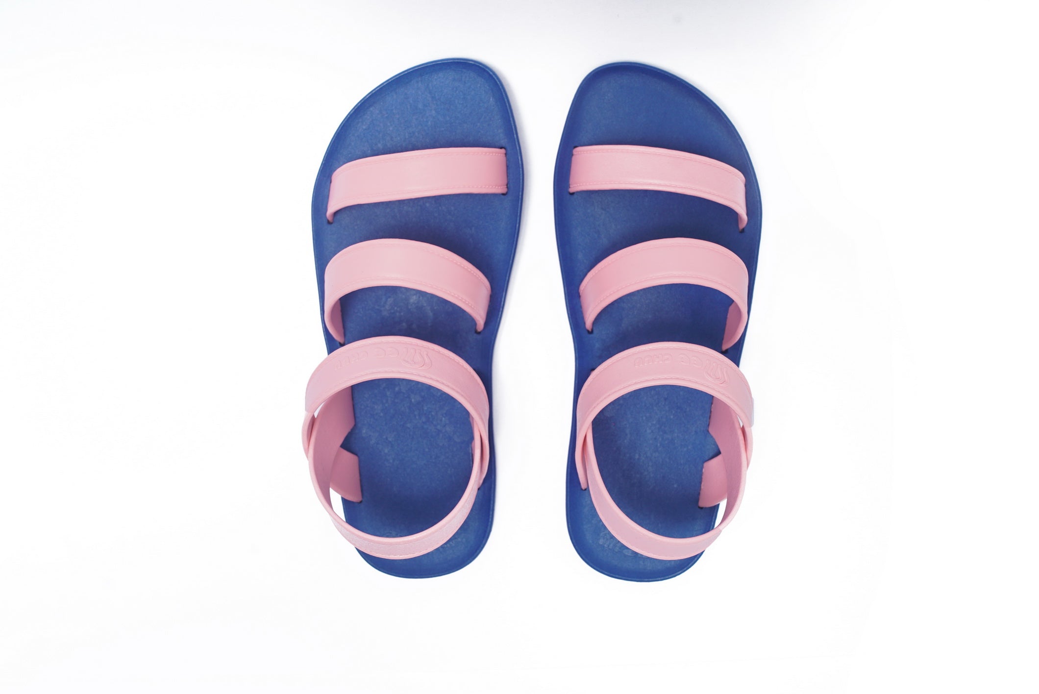 Twin Plus Blue Sole Light Pink Strap