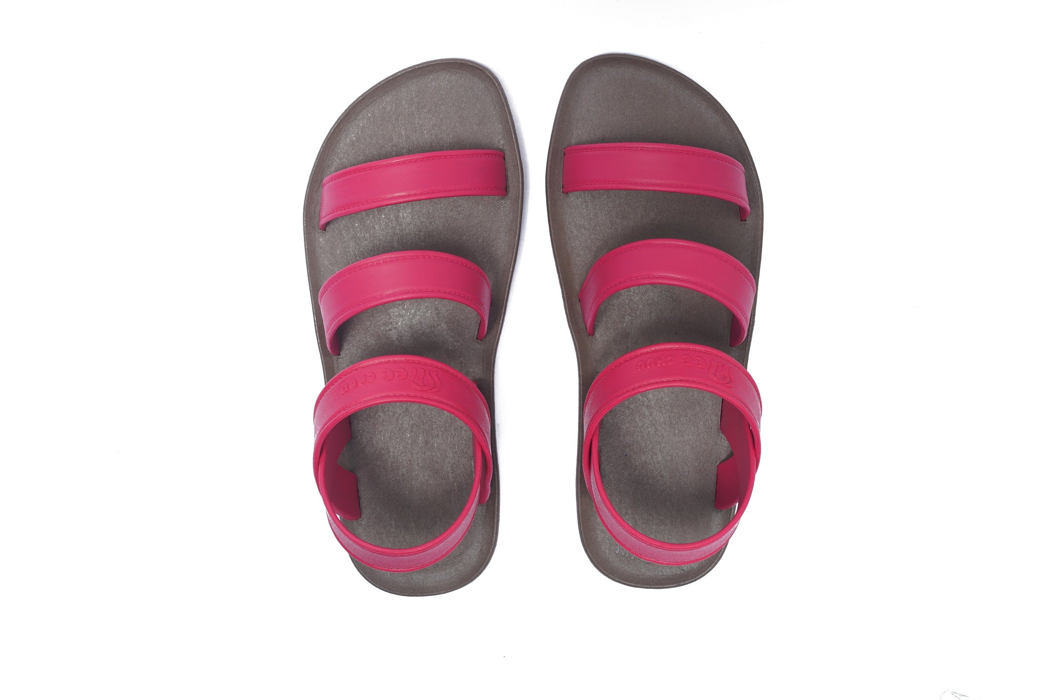 Twin Plus Brown Sole Pink Strap