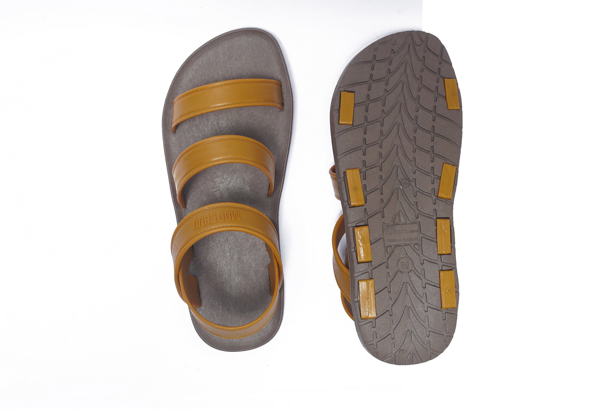Twin Plus Brown Sole Caramel Strap